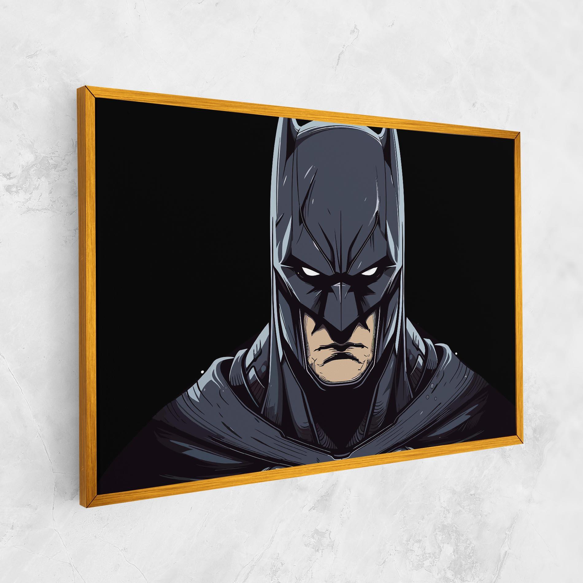 Leinwandbild Batman Face mockup 1