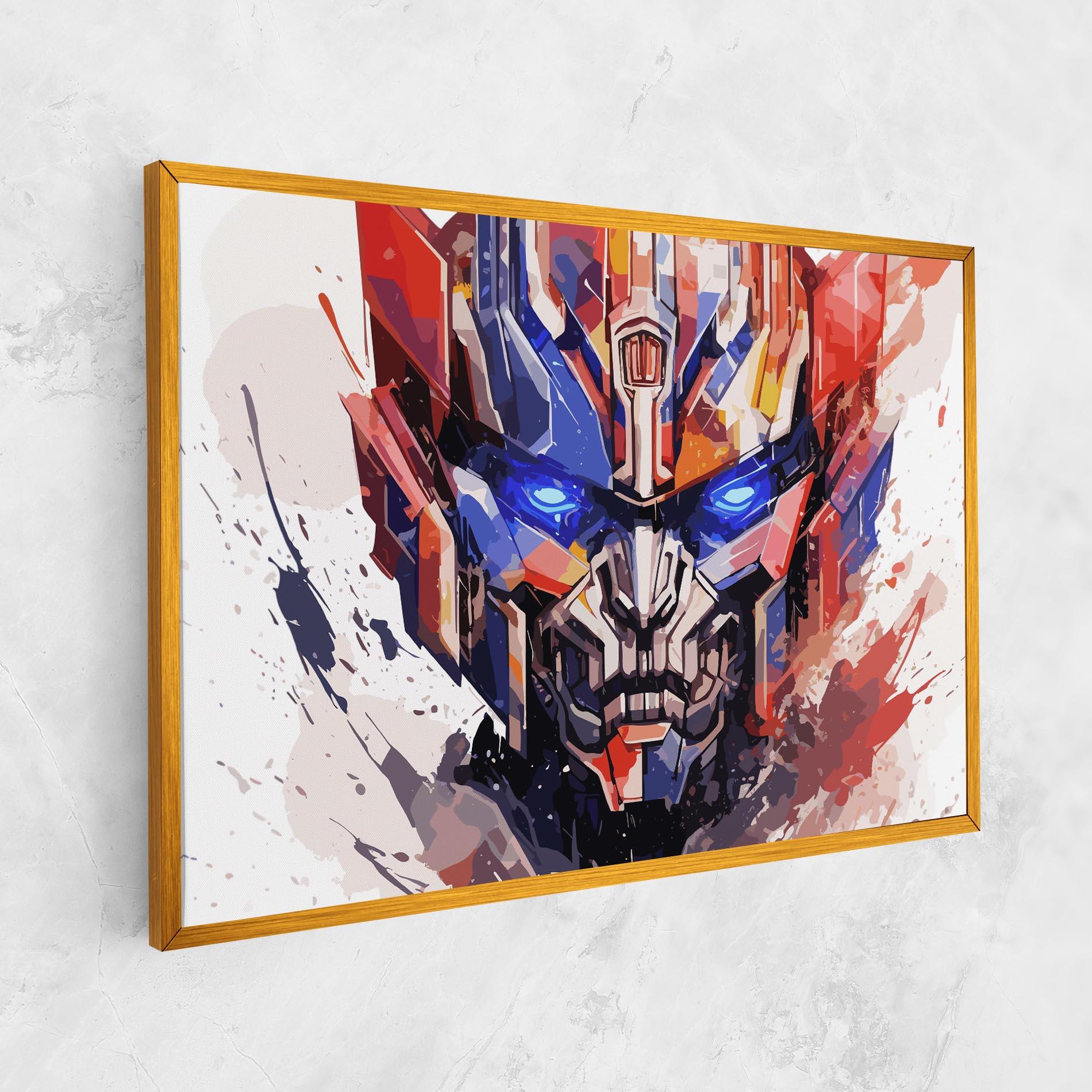 Leinwandbild Optimus Prime Art mockup 1