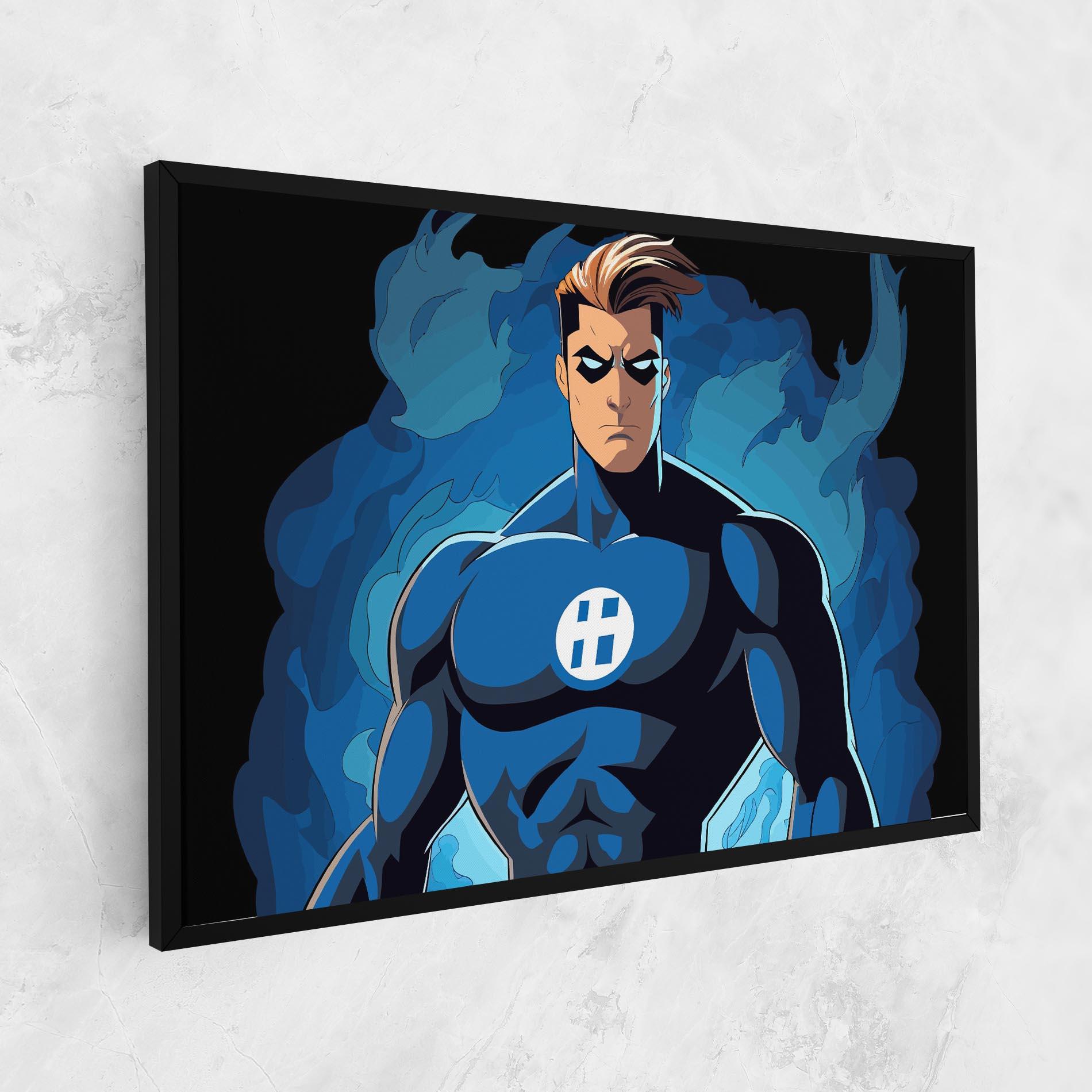 Leinwandbild Blue Hero mockup 1