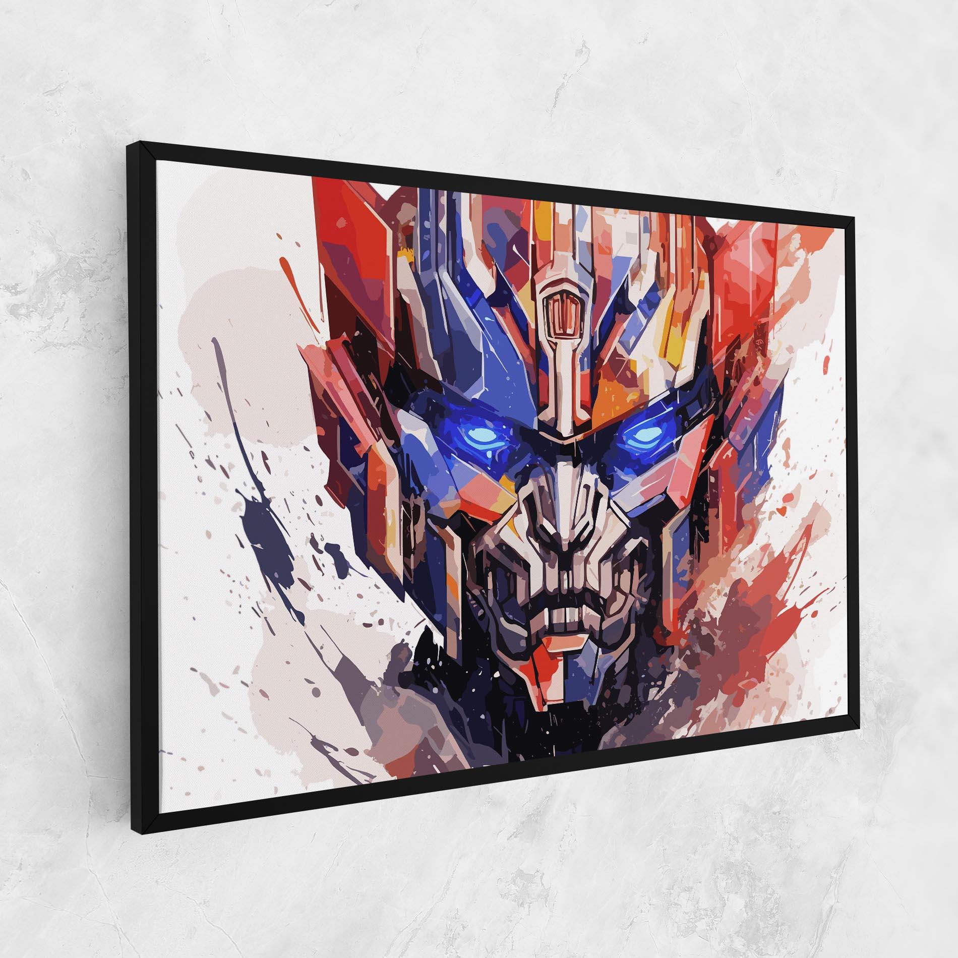 Leinwandbild Optimus Prime Art mockup 1