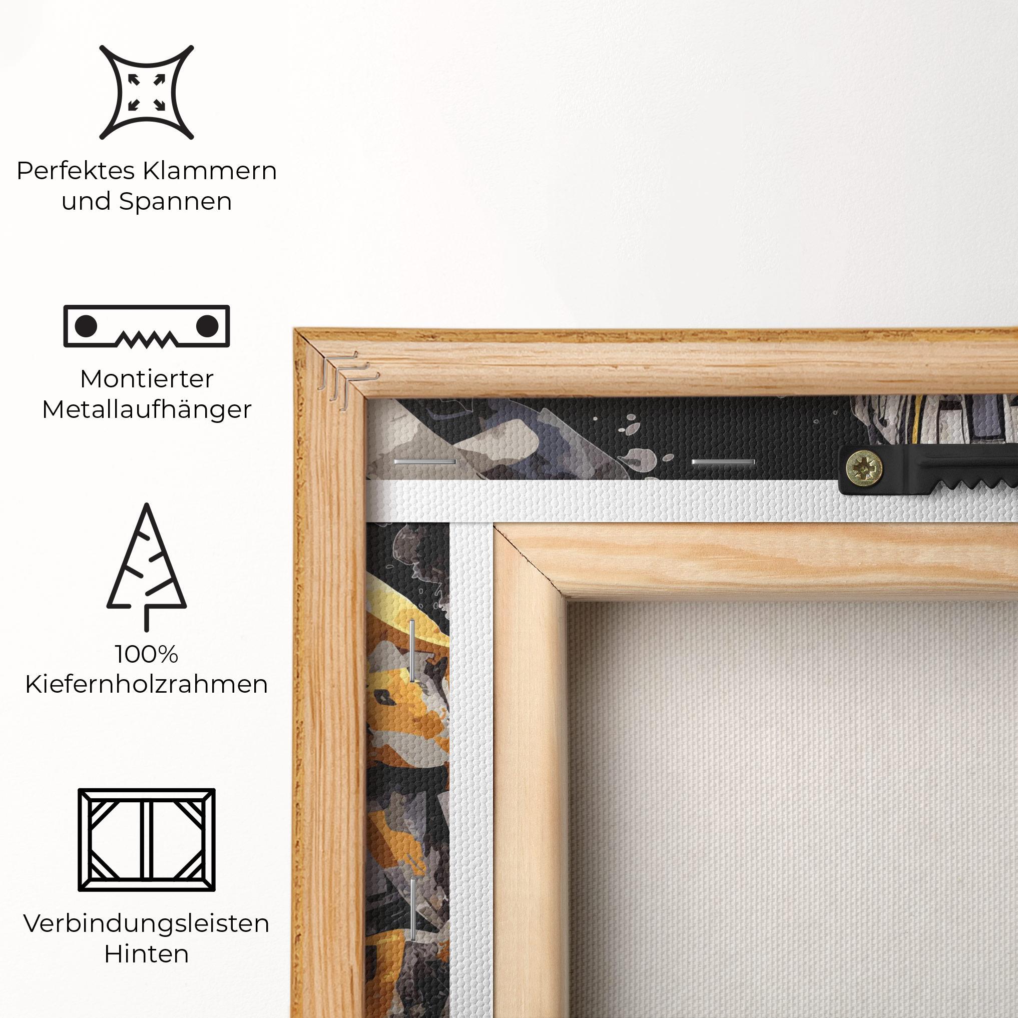 Leinwandbild Grey Transformers mockup 5