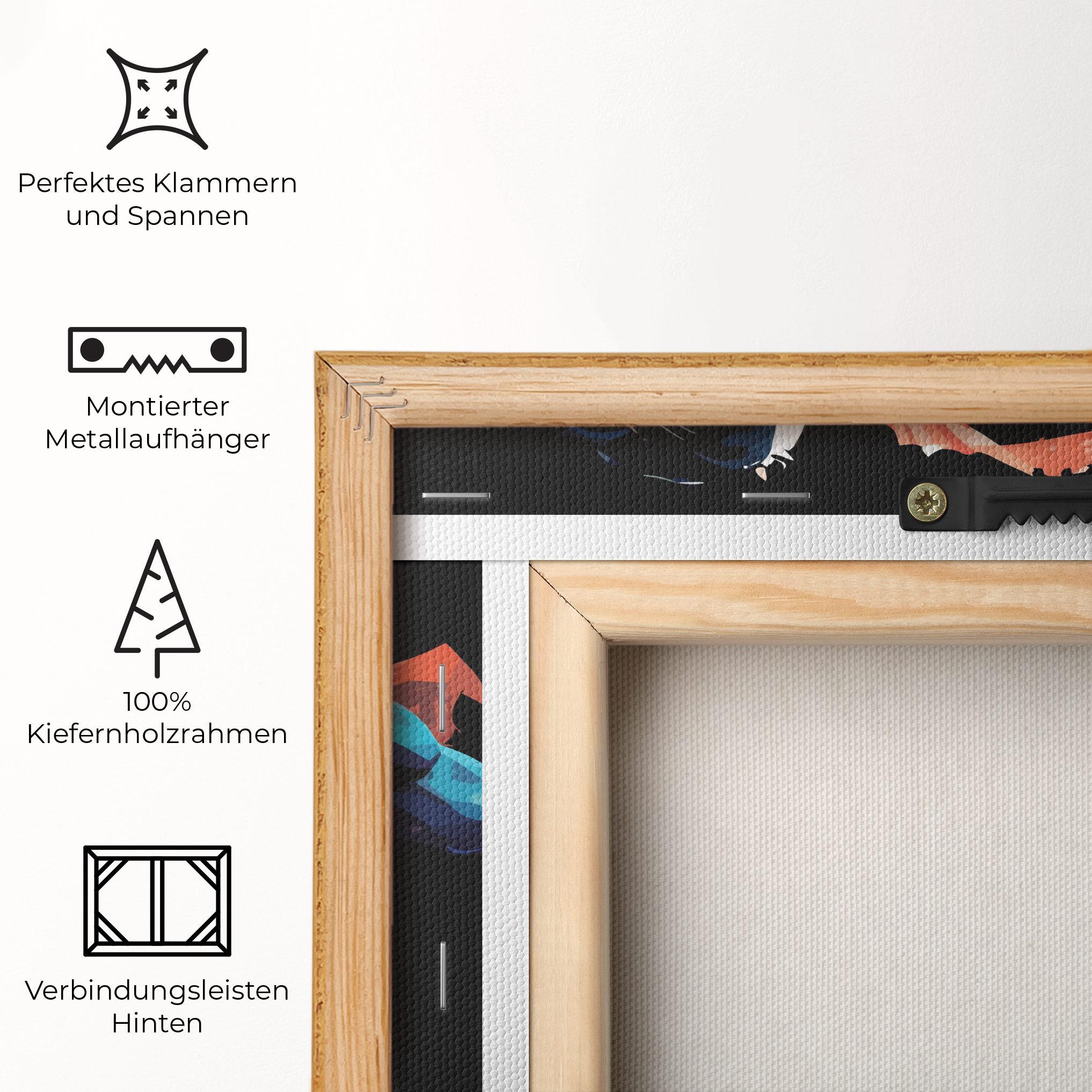 Leinwandbild Superman Jump mockup 5