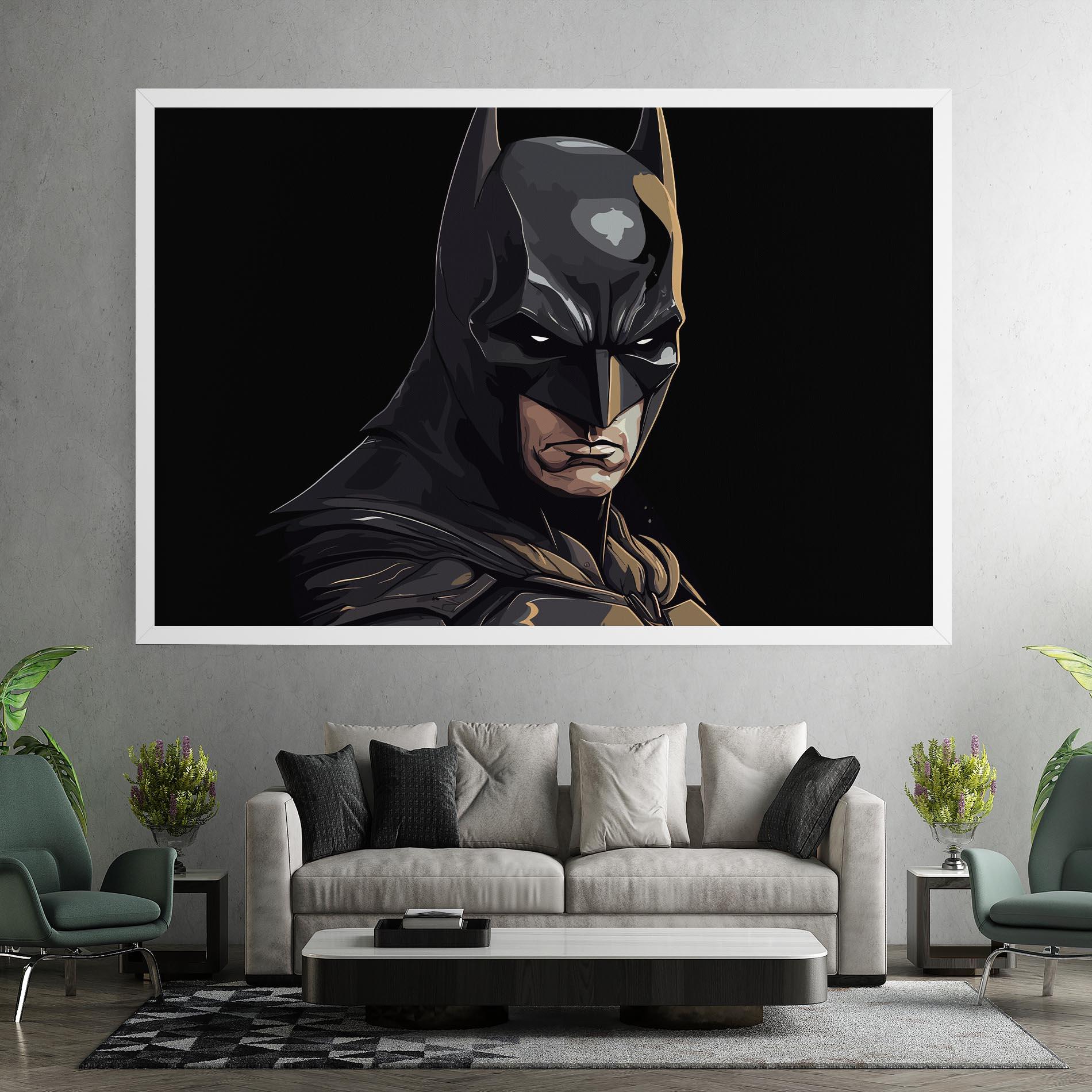 Leinwandbild Angry Batman mockup 7
