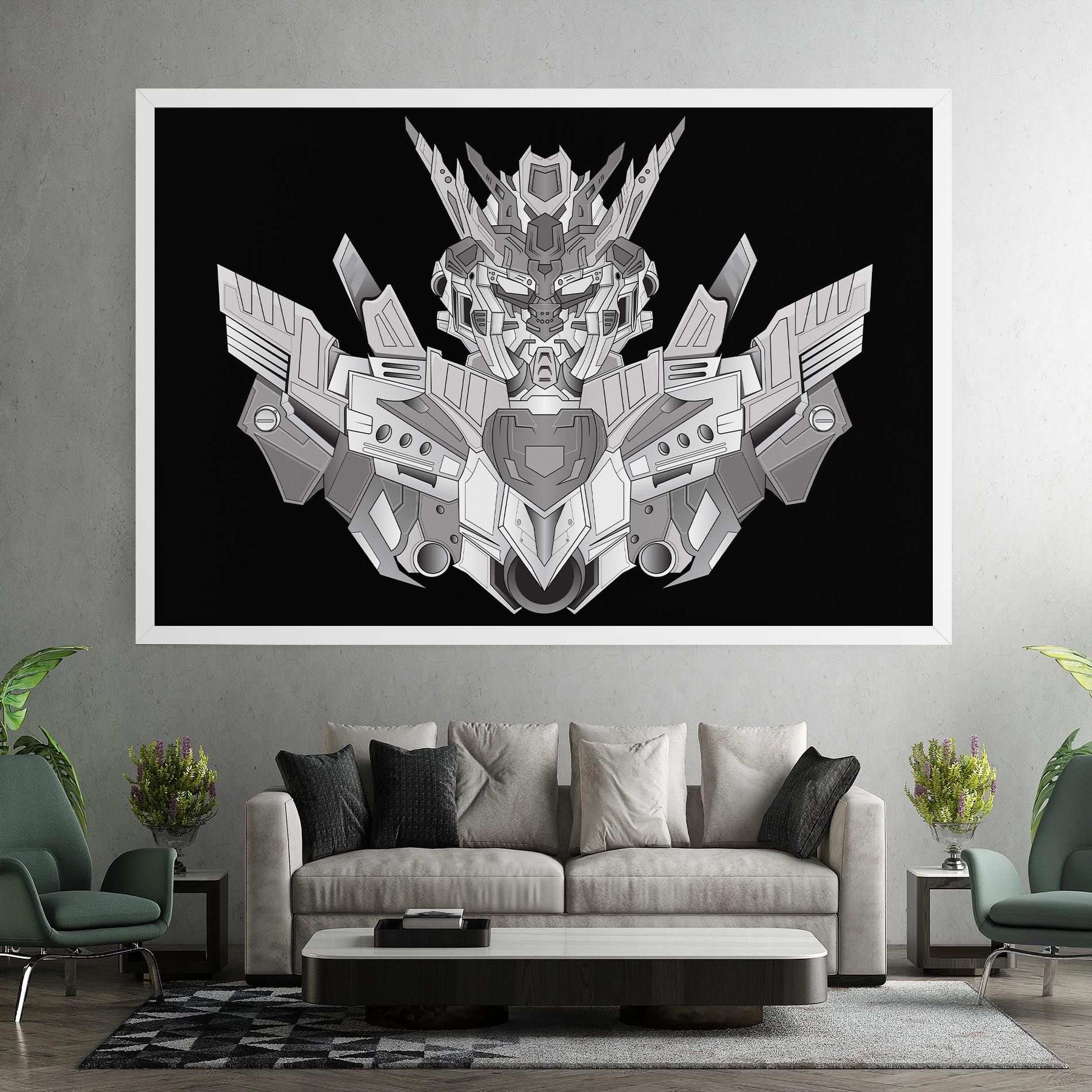 Grey Robot mockup 7