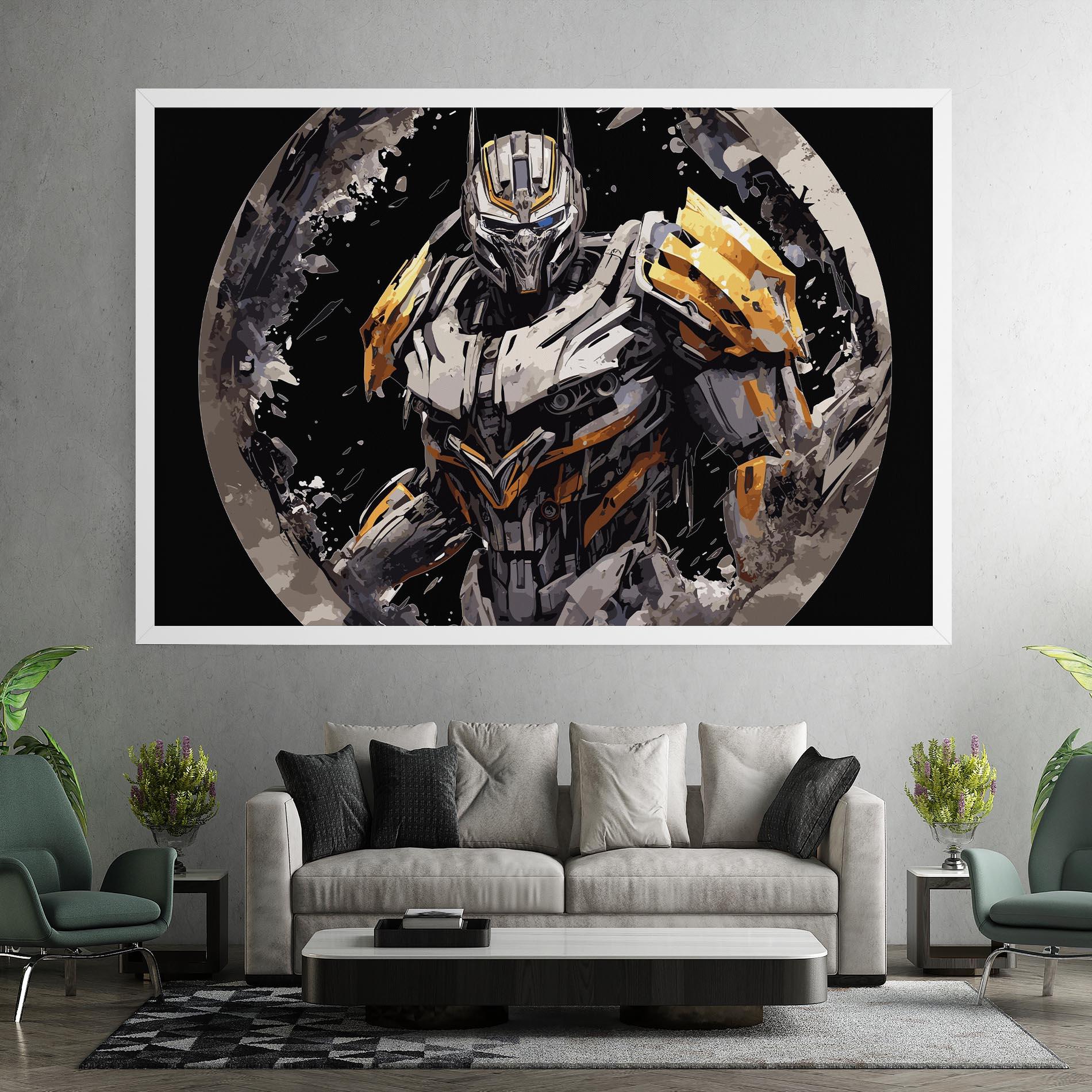 Leinwandbild Grey Transformers mockup 7