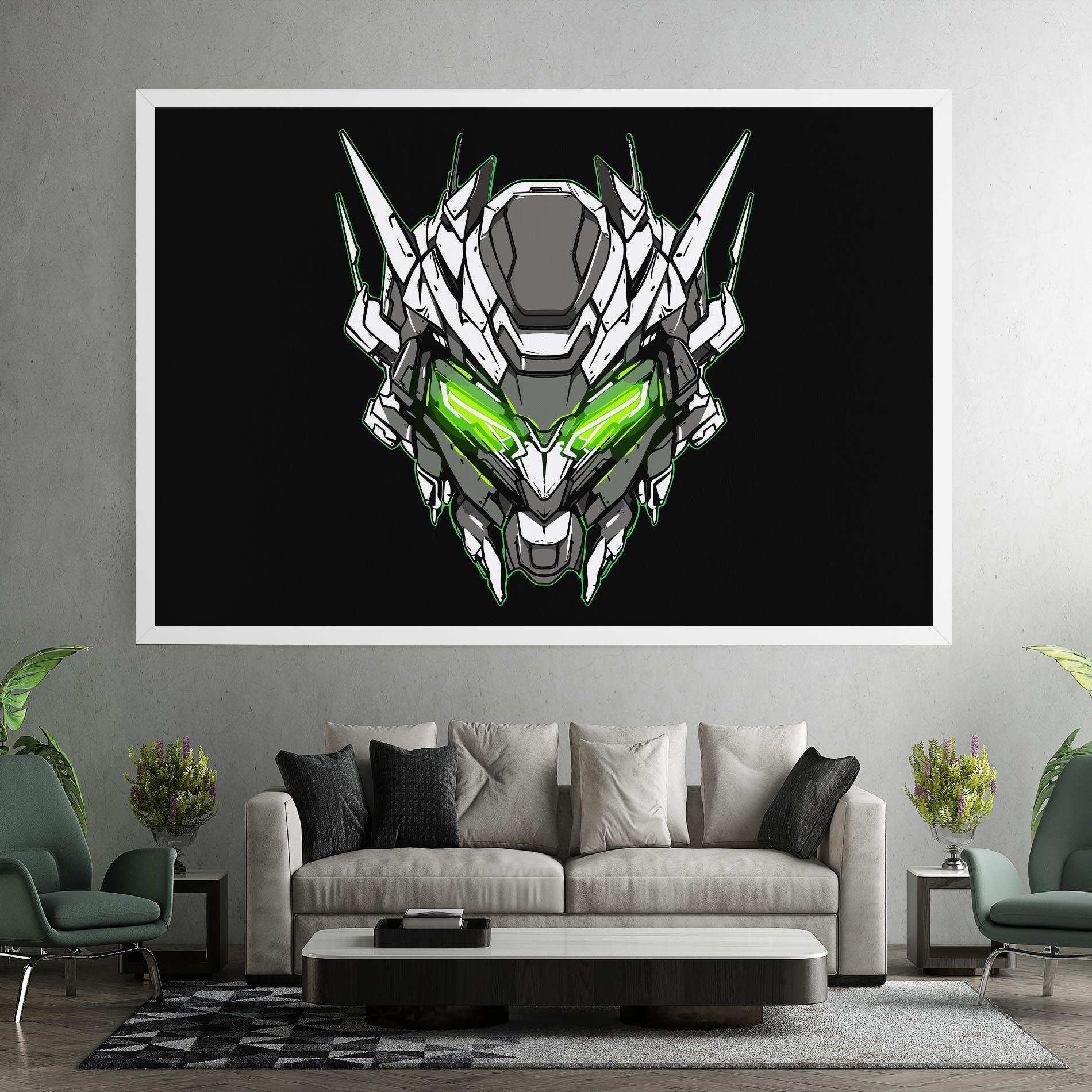 Leinwandbild Neon Transformer mockup 7