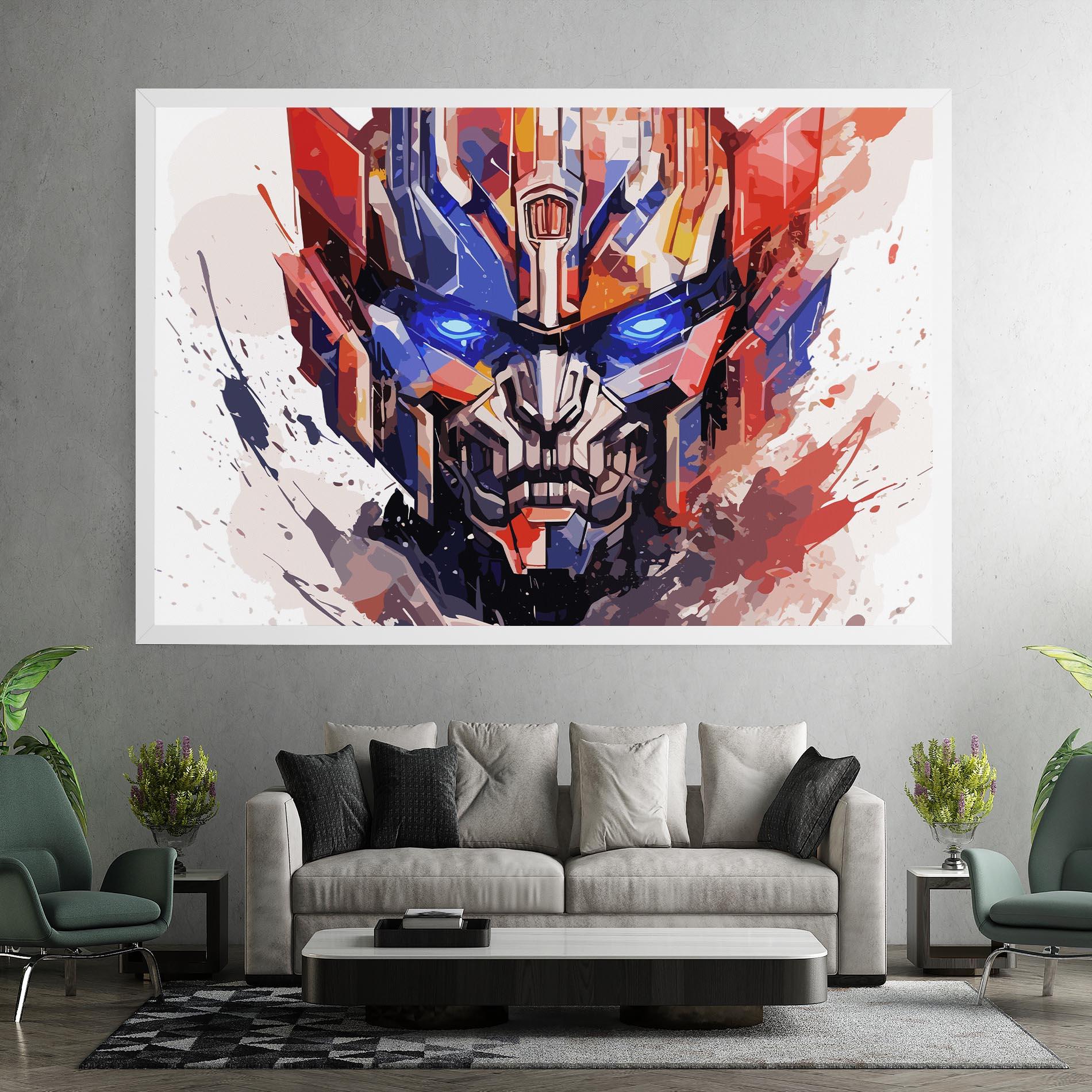 Leinwandbild Optimus Prime Art mockup 7