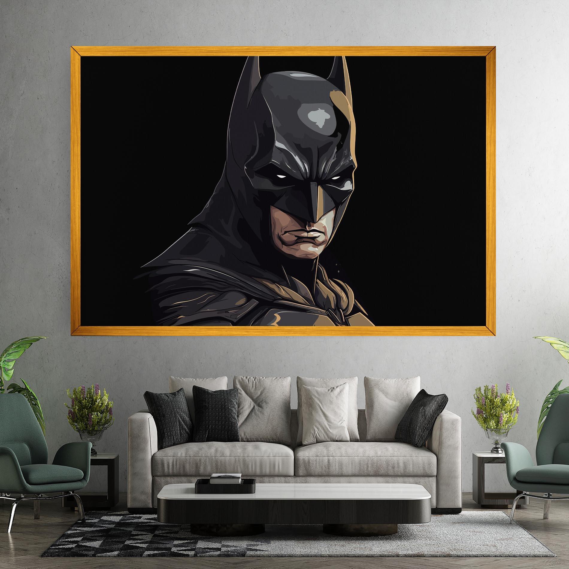 Leinwandbild Angry Batman mockup 7
