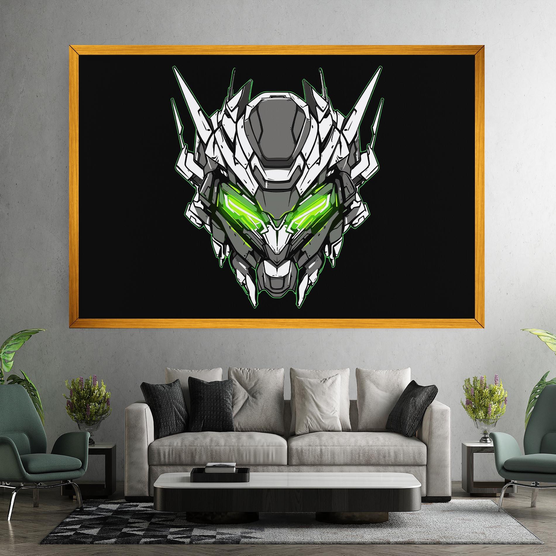 Leinwandbild Neon Transformer mockup 7