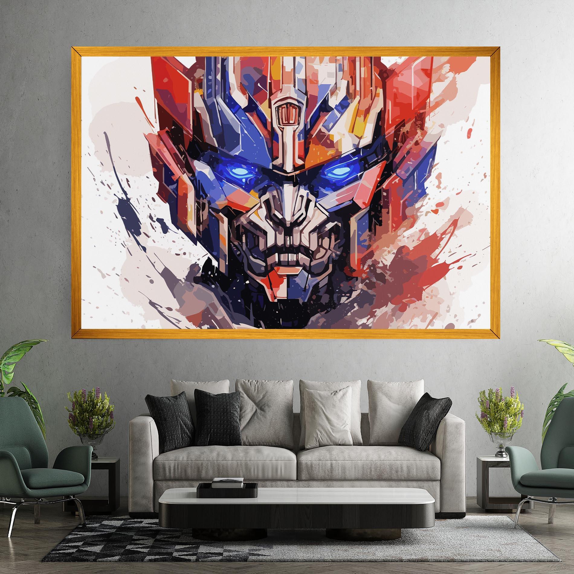 Leinwandbild Optimus Prime Art mockup 7