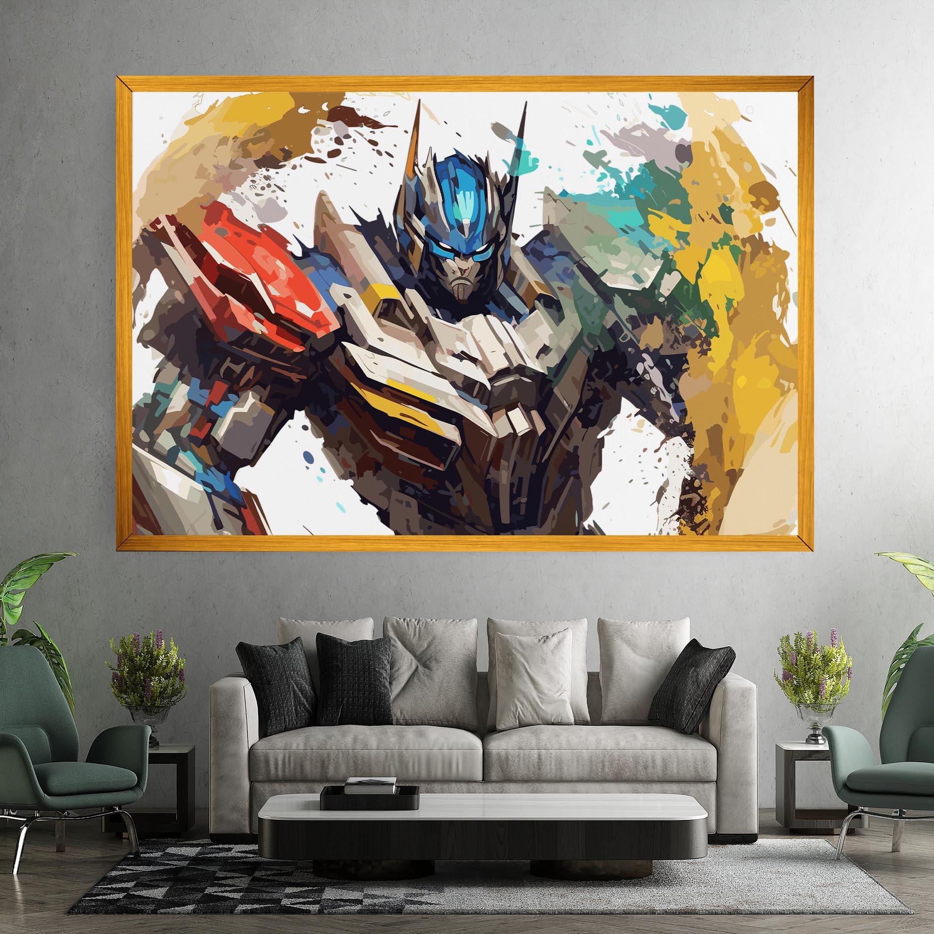 Leinwandbild Transformers Splash mockup 7