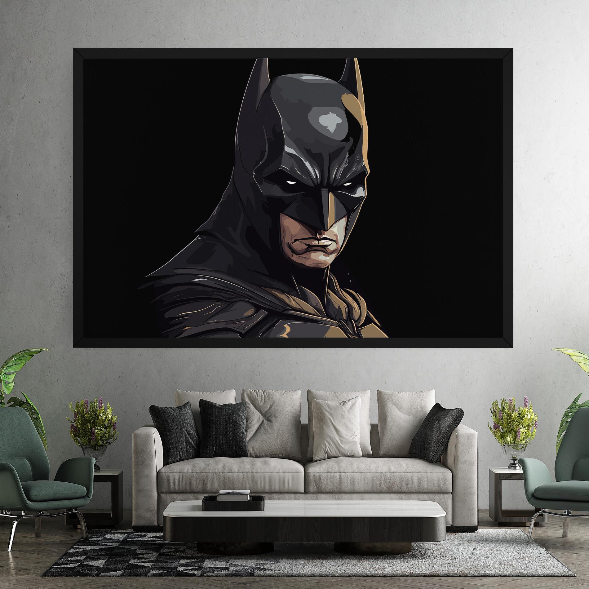 Leinwandbild Angry Batman mockup 7