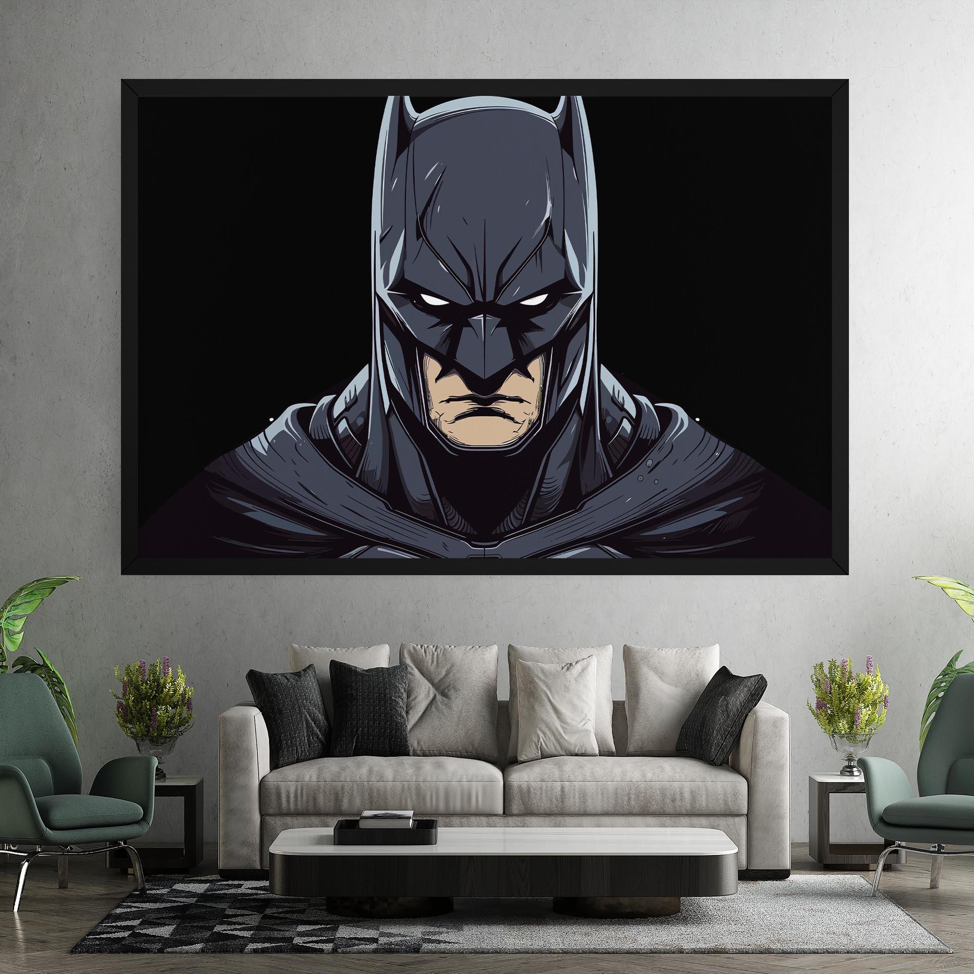 Leinwandbild Batman Face mockup 7