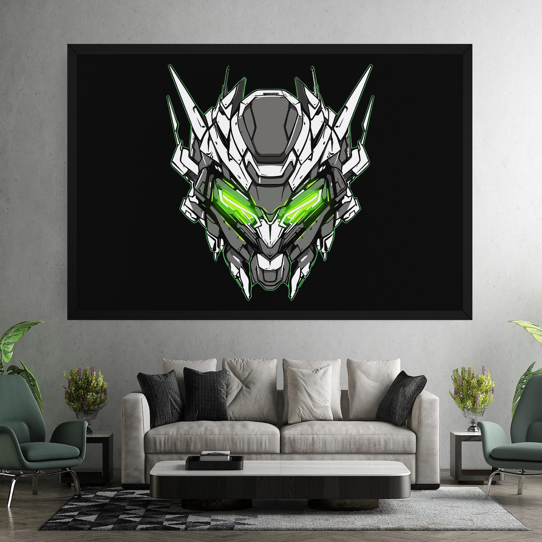 Leinwandbild Neon Transformer mockup 7