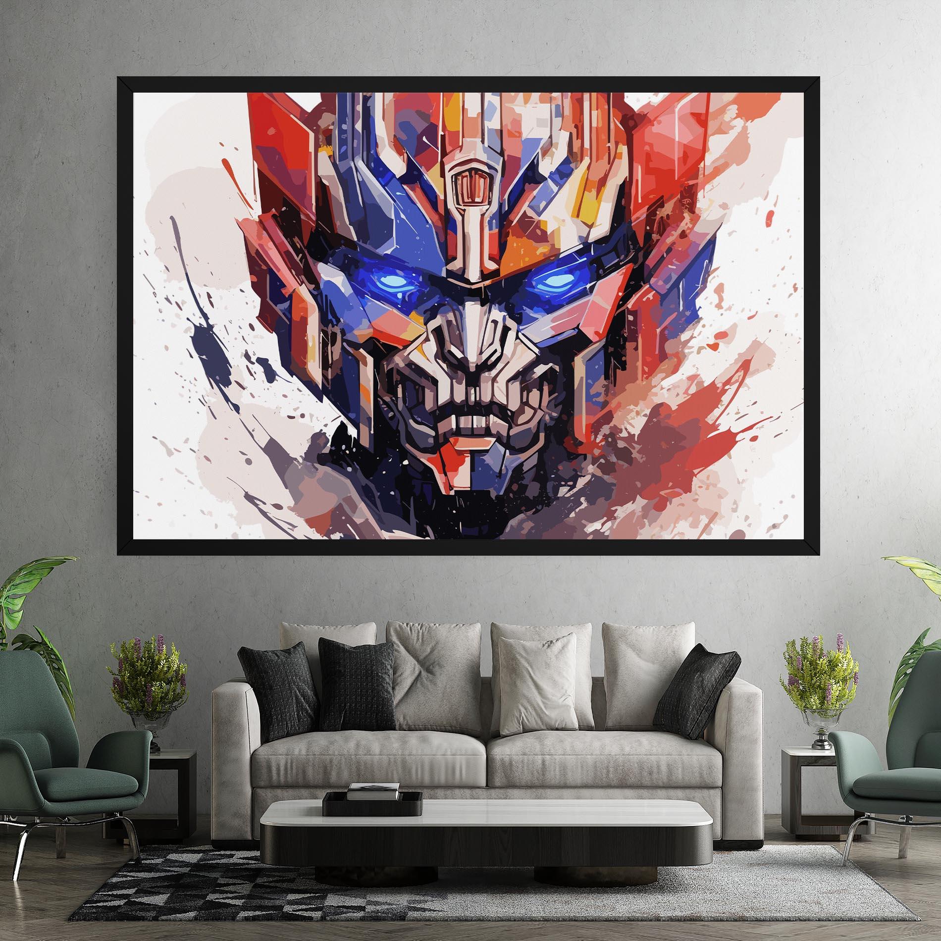 Leinwandbild Optimus Prime Art mockup 7