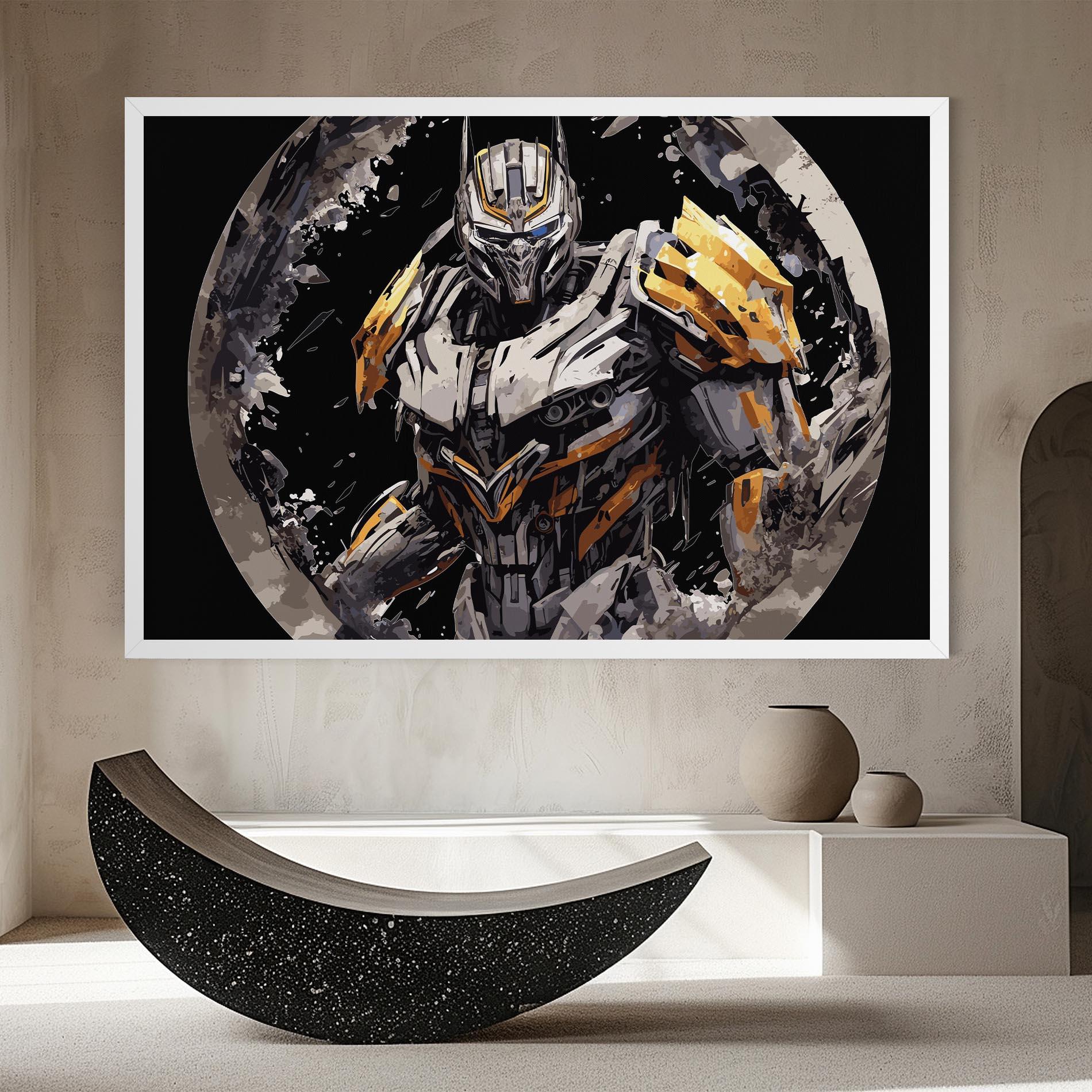 Leinwandbild Grey Transformers mockup 8