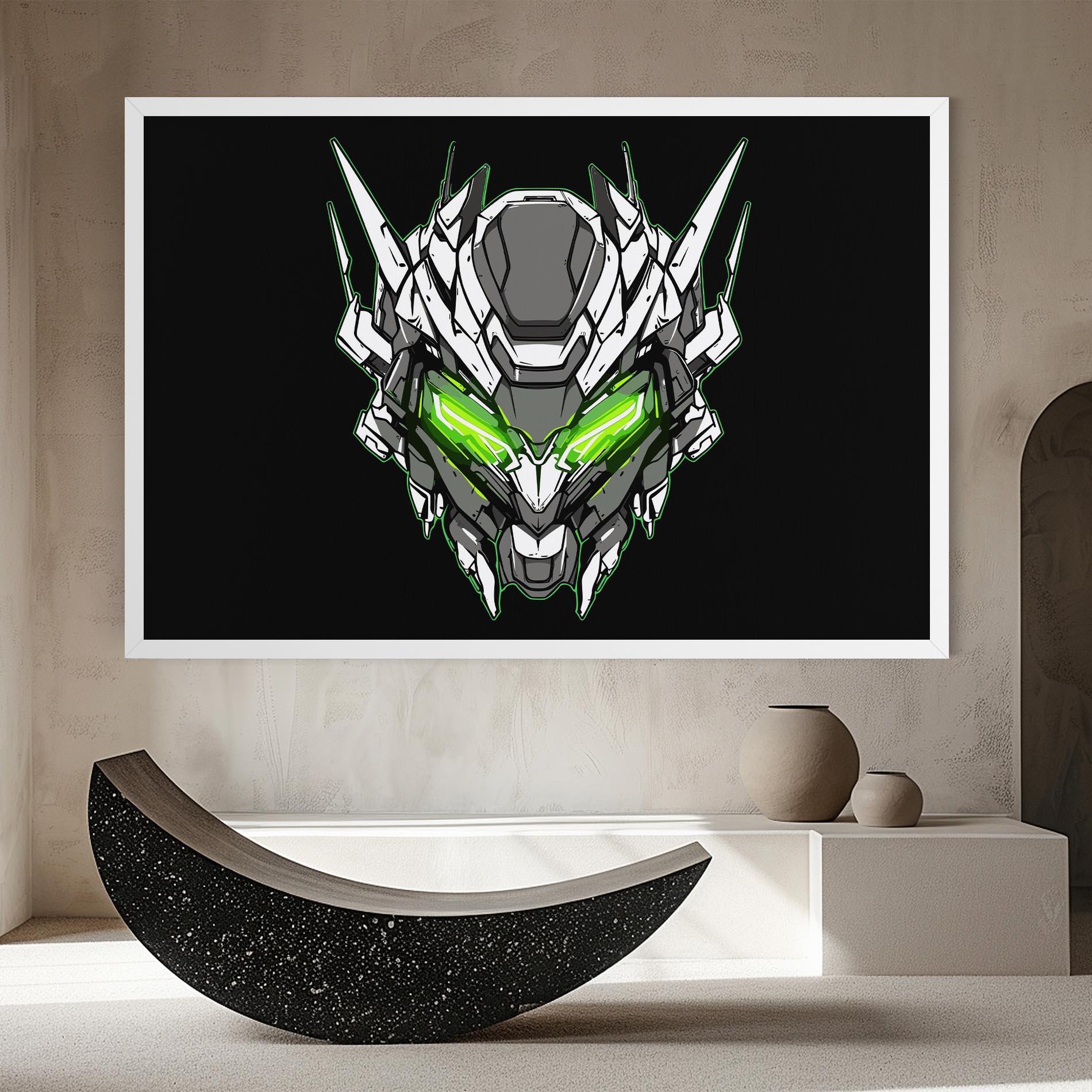 Leinwandbild Neon Transformer mockup 8