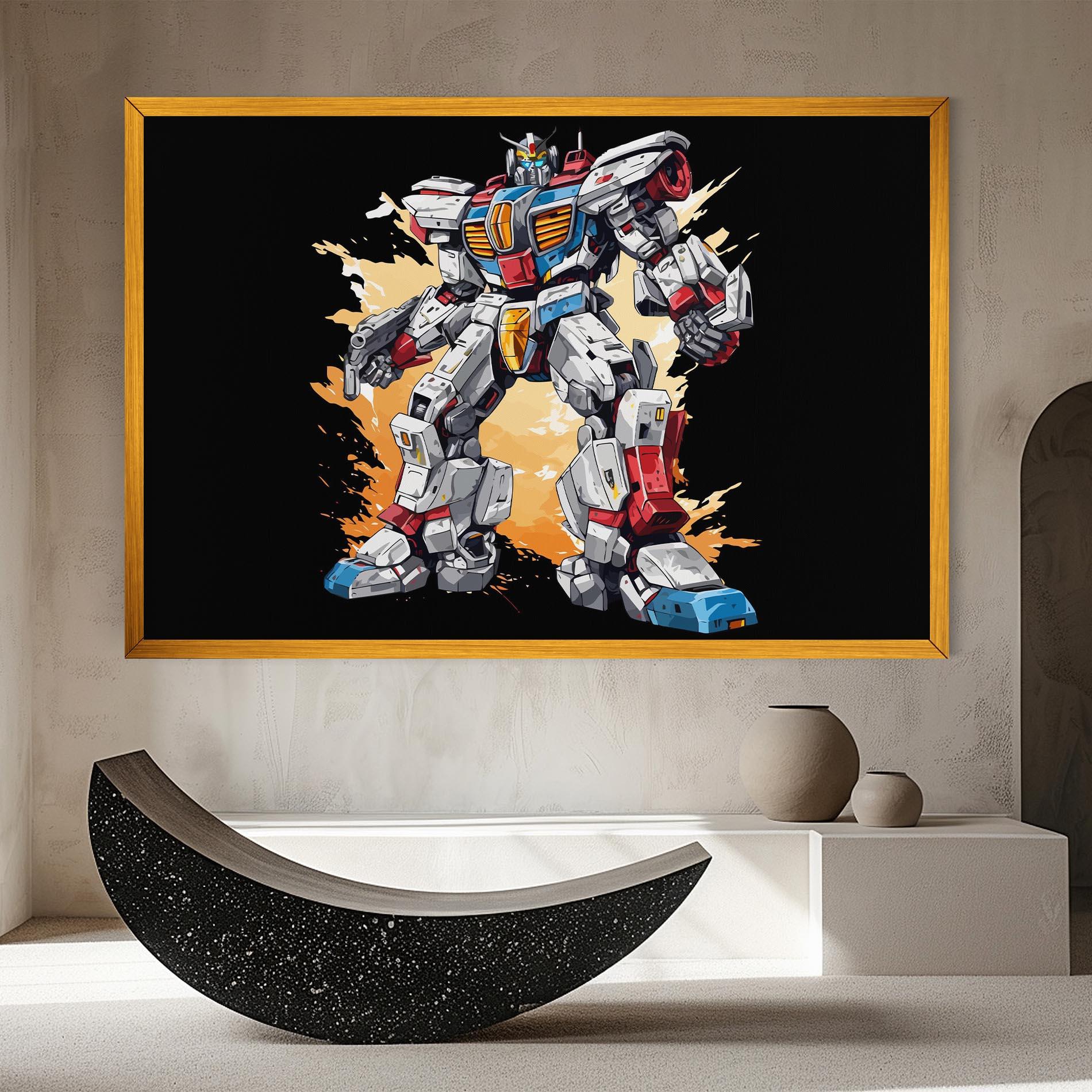 Leinwandbild Crazy Robot mockup 8