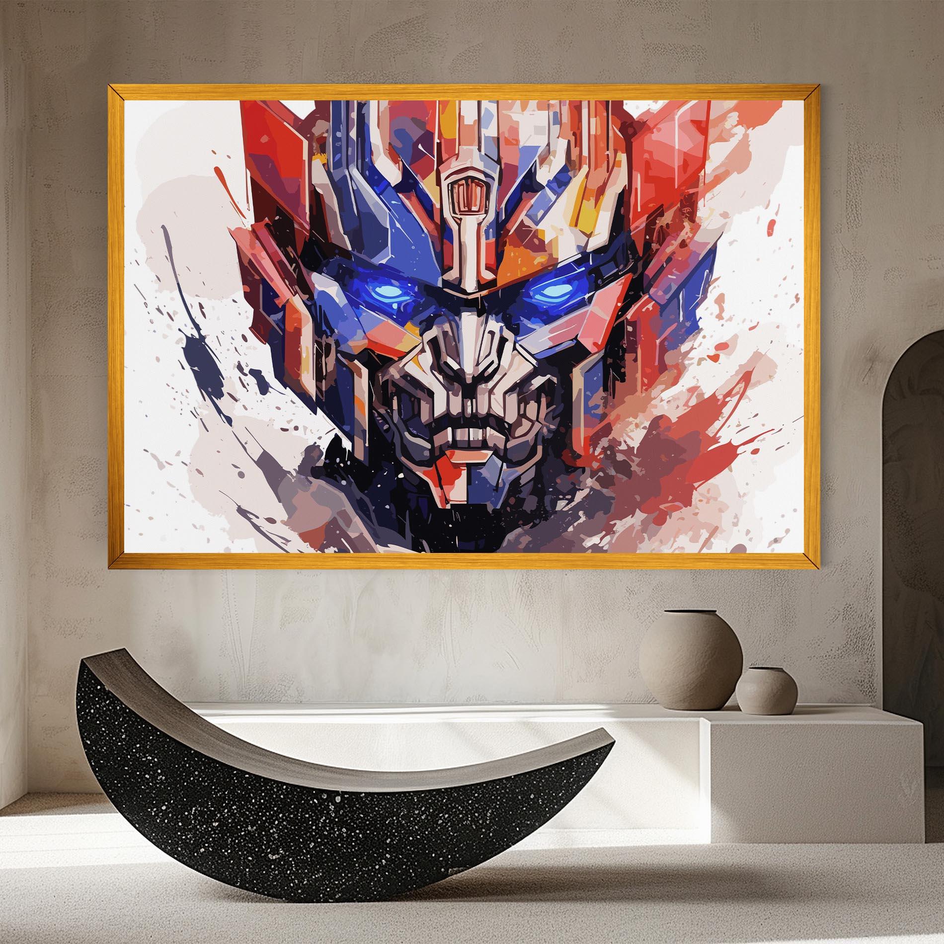 Leinwandbild Optimus Prime Art mockup 8