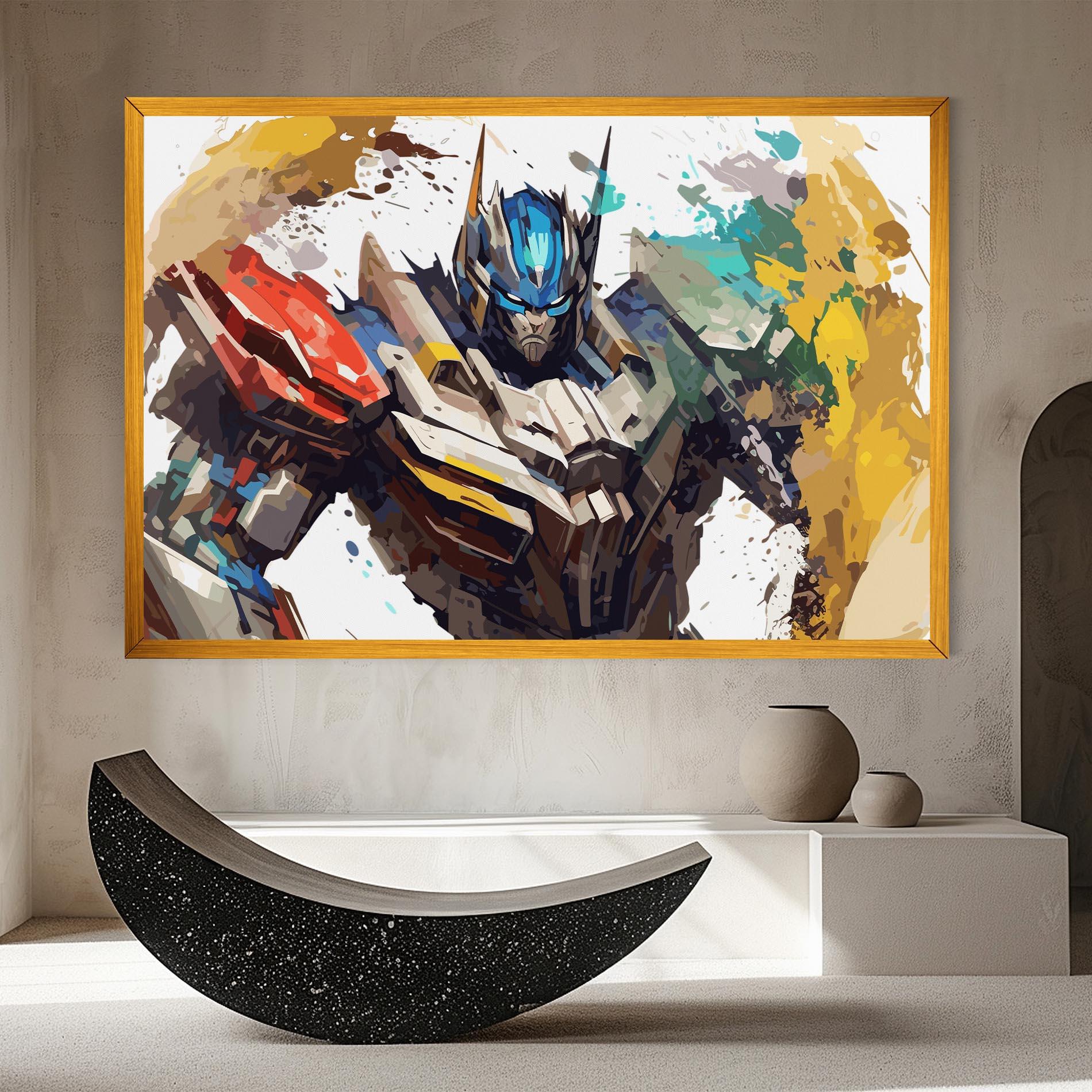 Leinwandbild Transformers Splash mockup 8