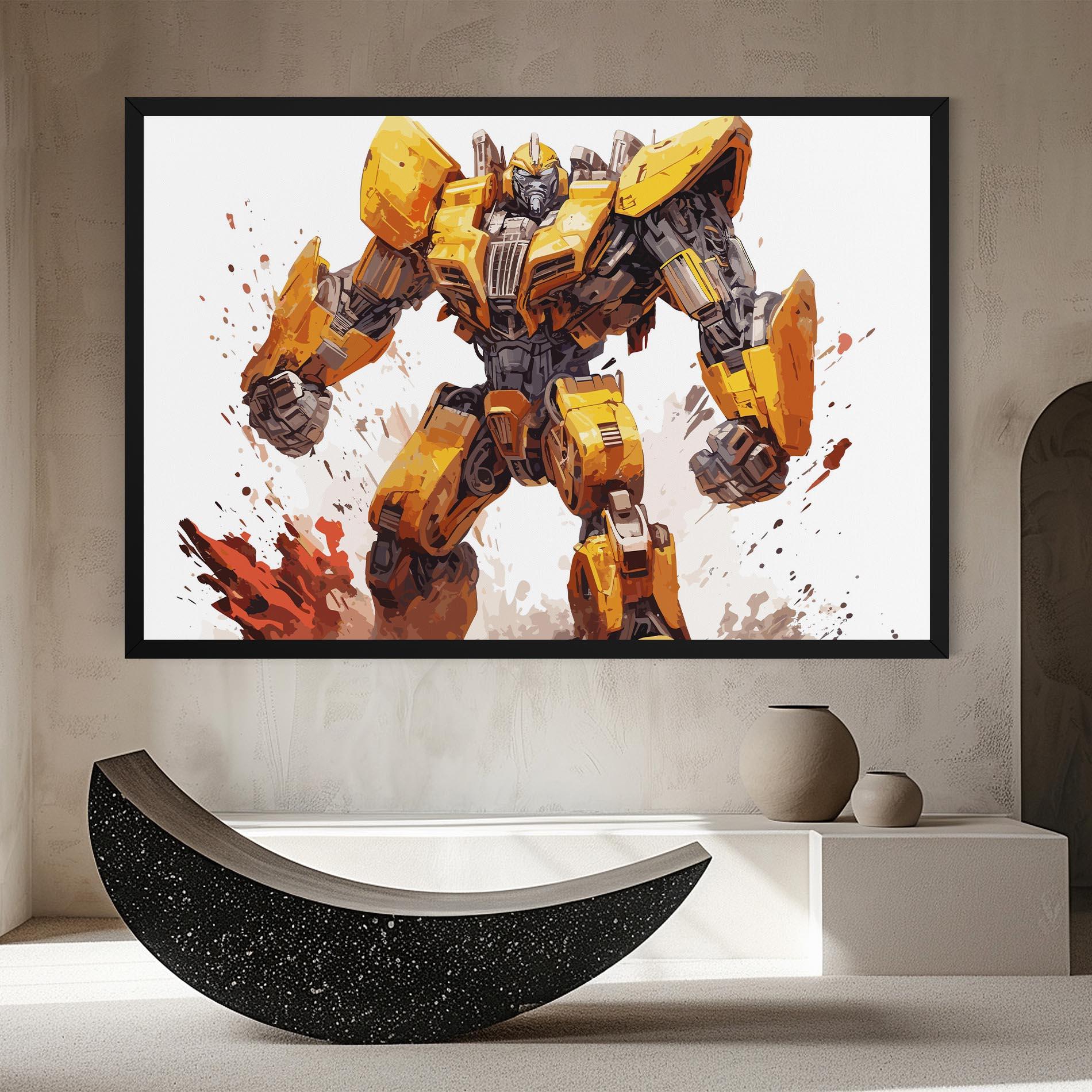 Leinwandbild Battle Machine mockup 8