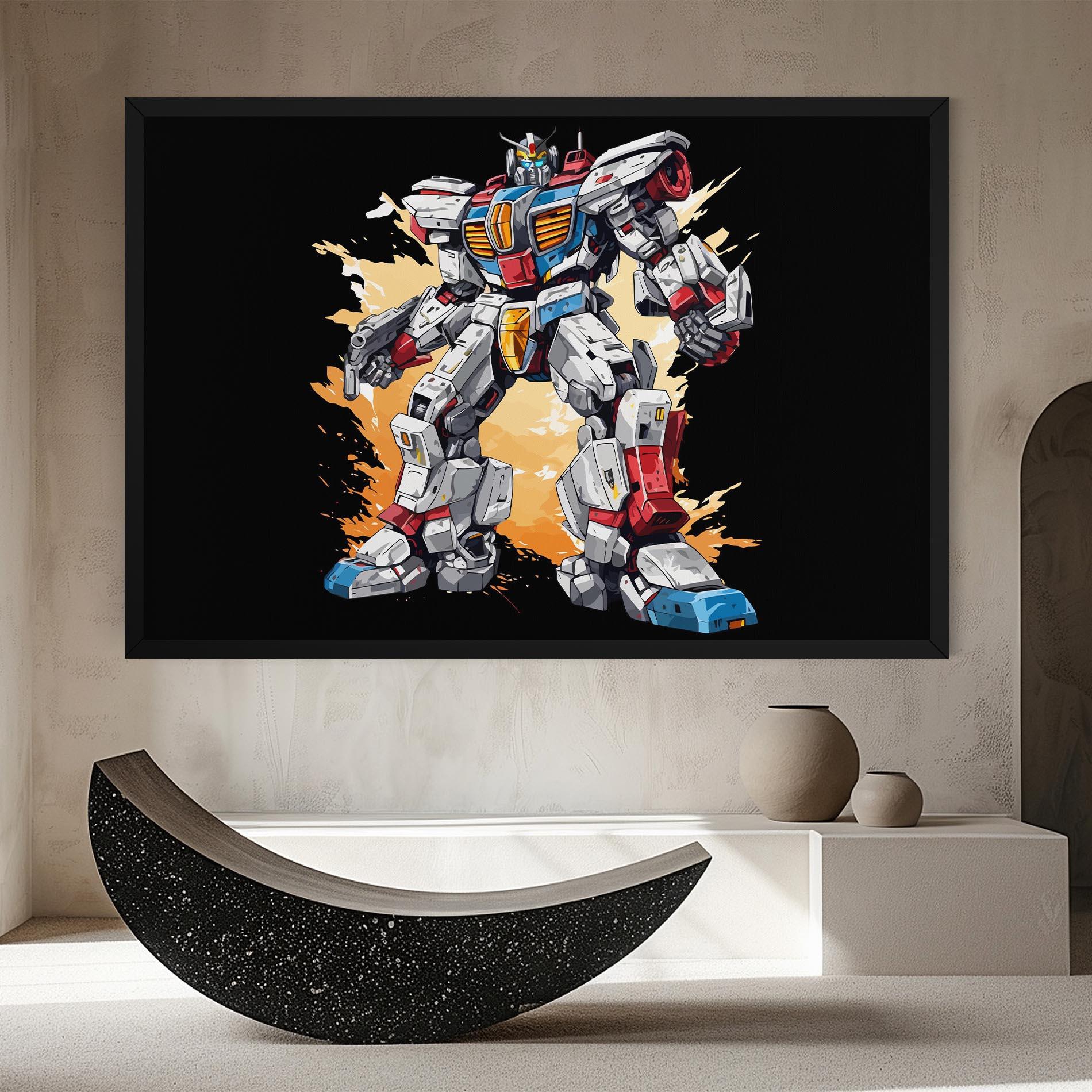 Leinwandbild Crazy Robot mockup 8