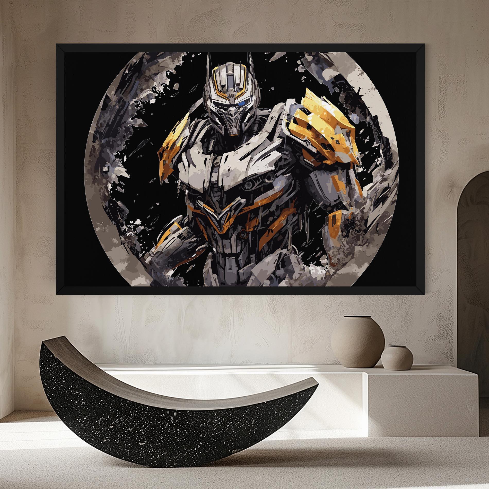 Leinwandbild Grey Transformers mockup 8