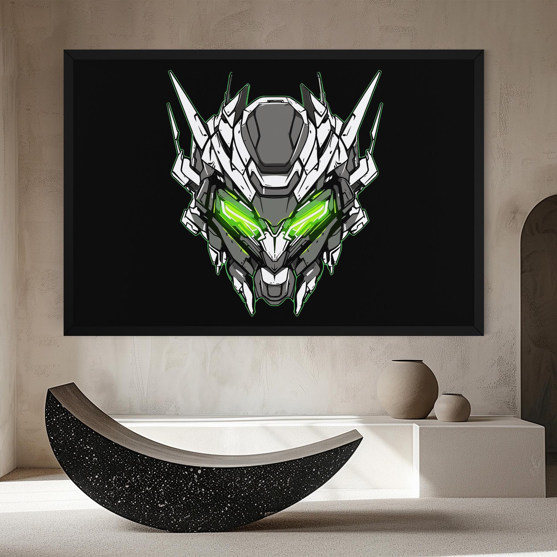 Leinwandbild Neon Transformer mockup 8