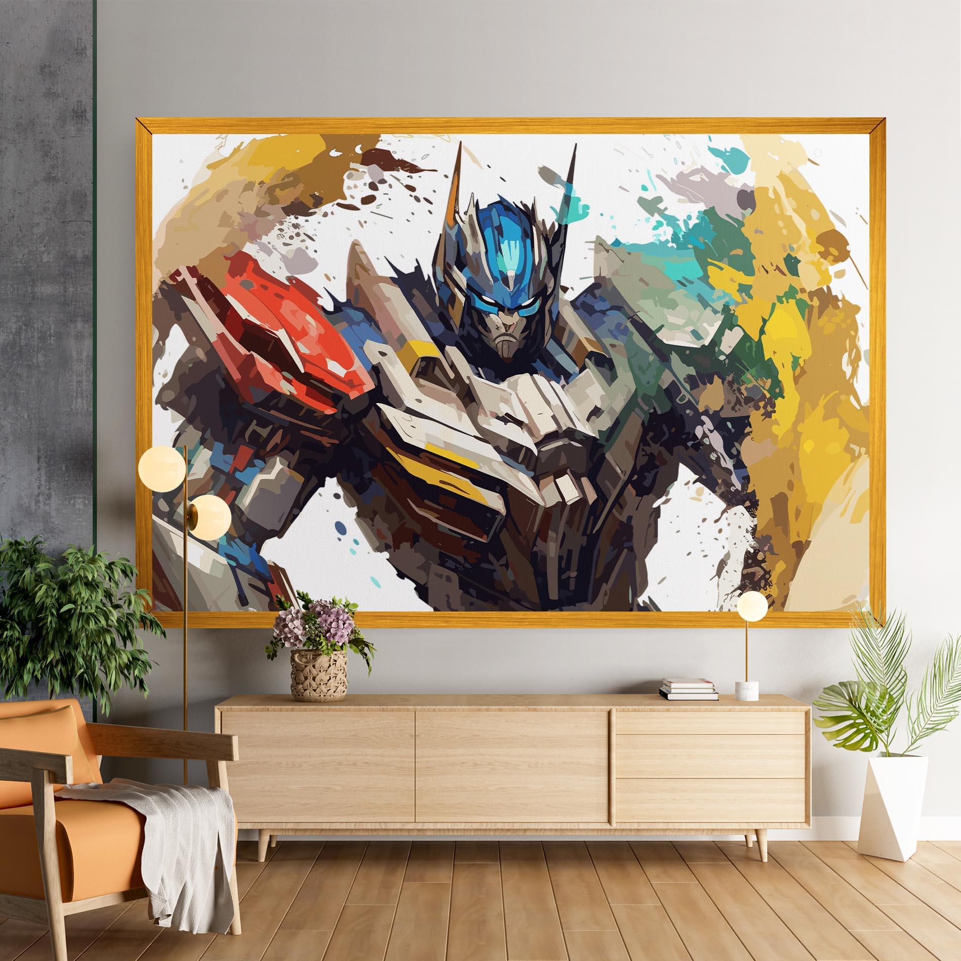 Leinwandbild Transformers Splash mockup 9