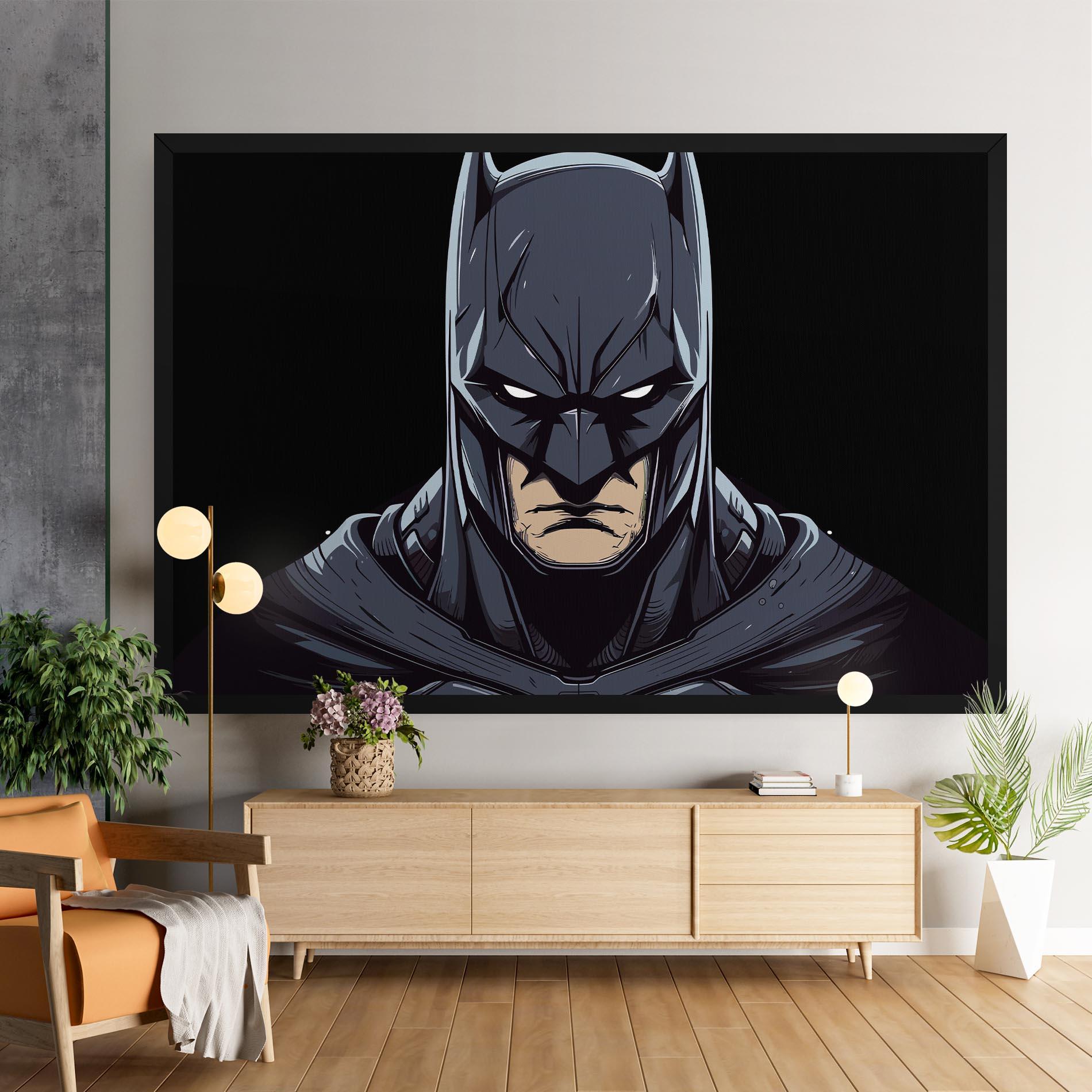 Leinwandbild Batman Face mockup 9
