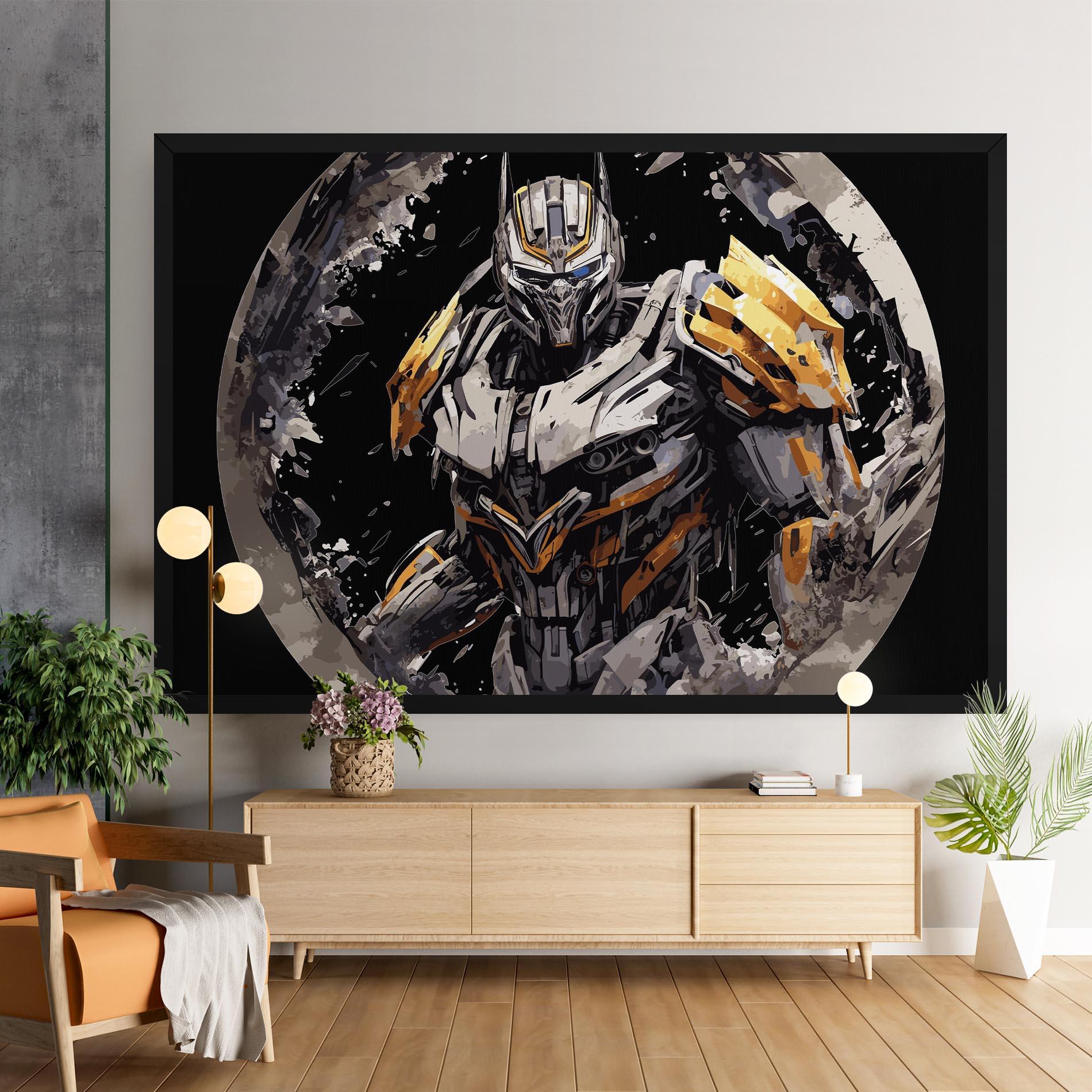 Leinwandbild Grey Transformers mockup 9