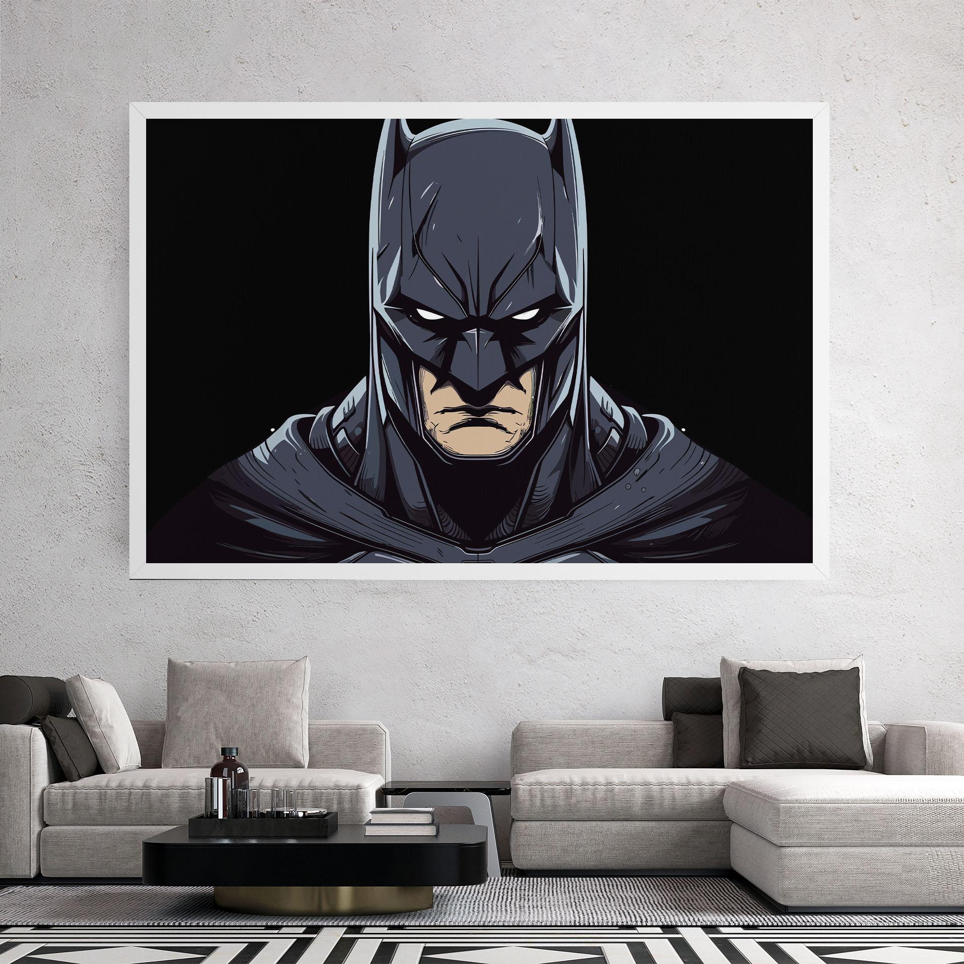 Leinwandbild Batman Face mockup 2