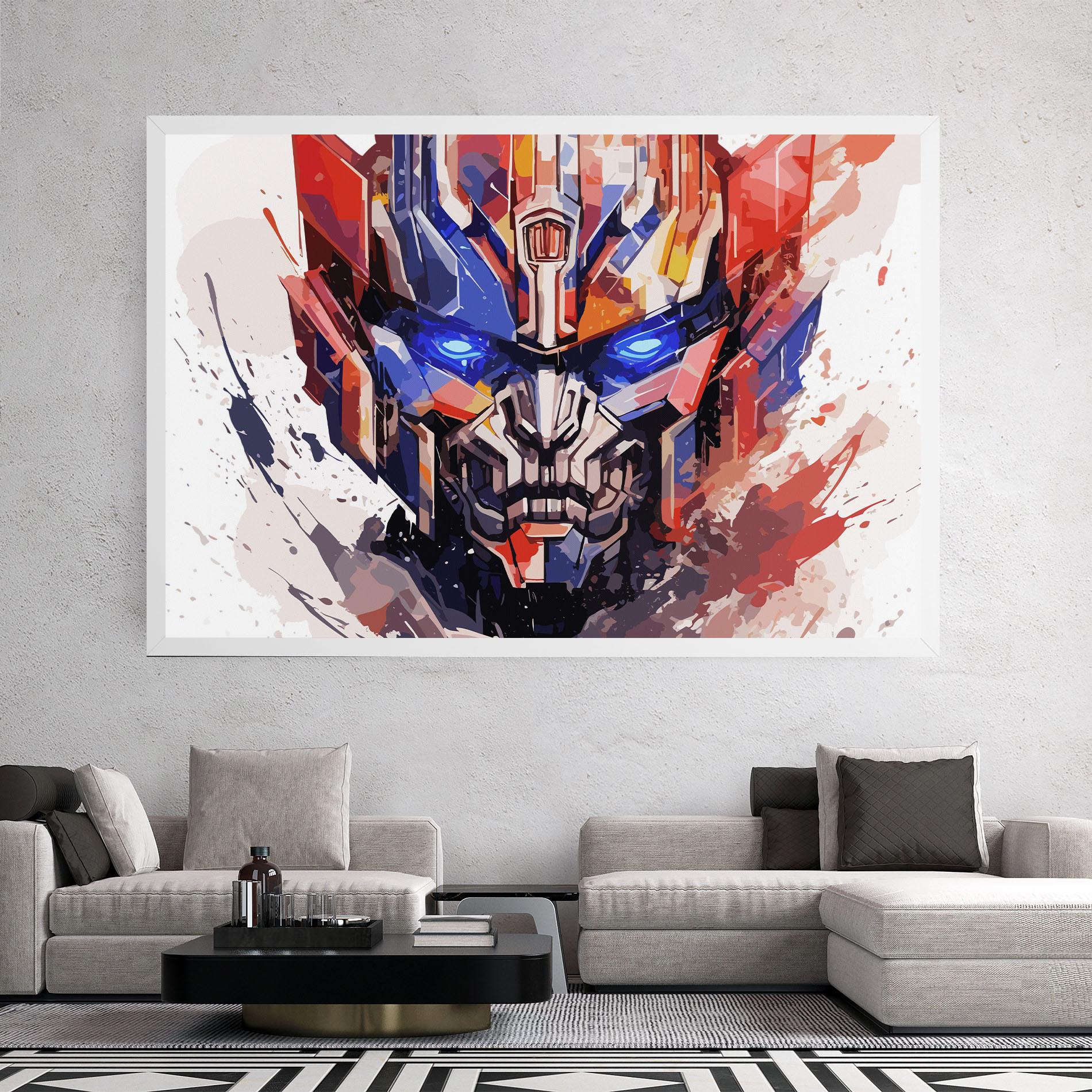 Leinwandbild Optimus Prime Art mockup 2