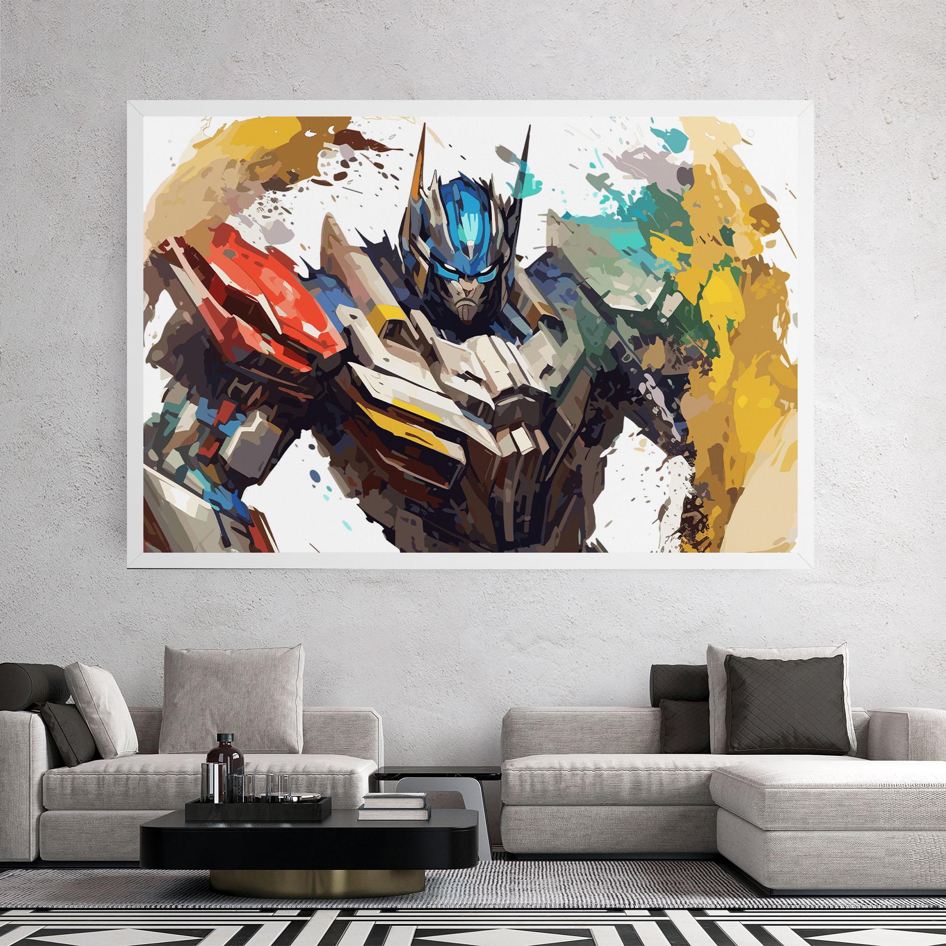 Leinwandbild Transformers Splash mockup 2