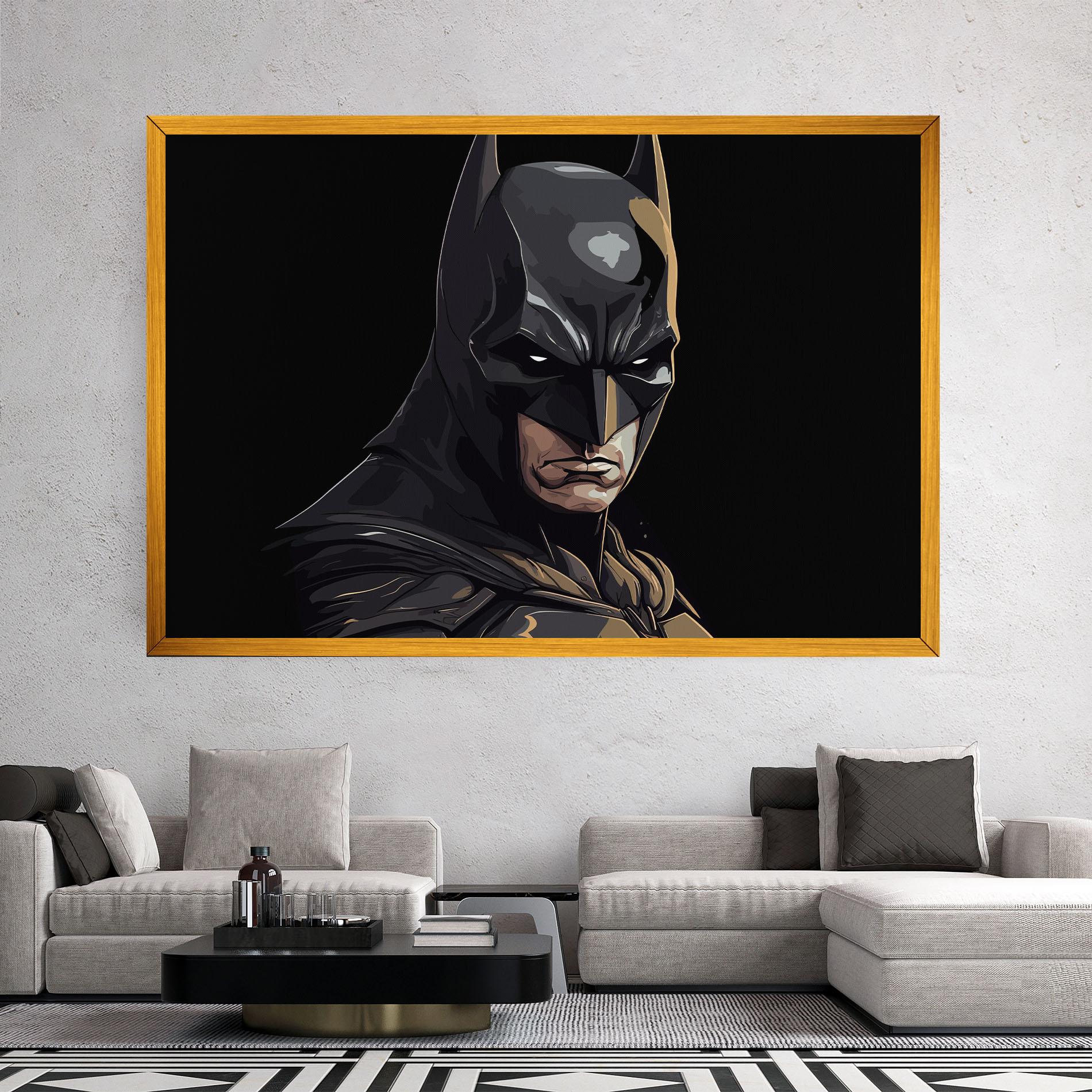 Leinwandbild Angry Batman mockup 2