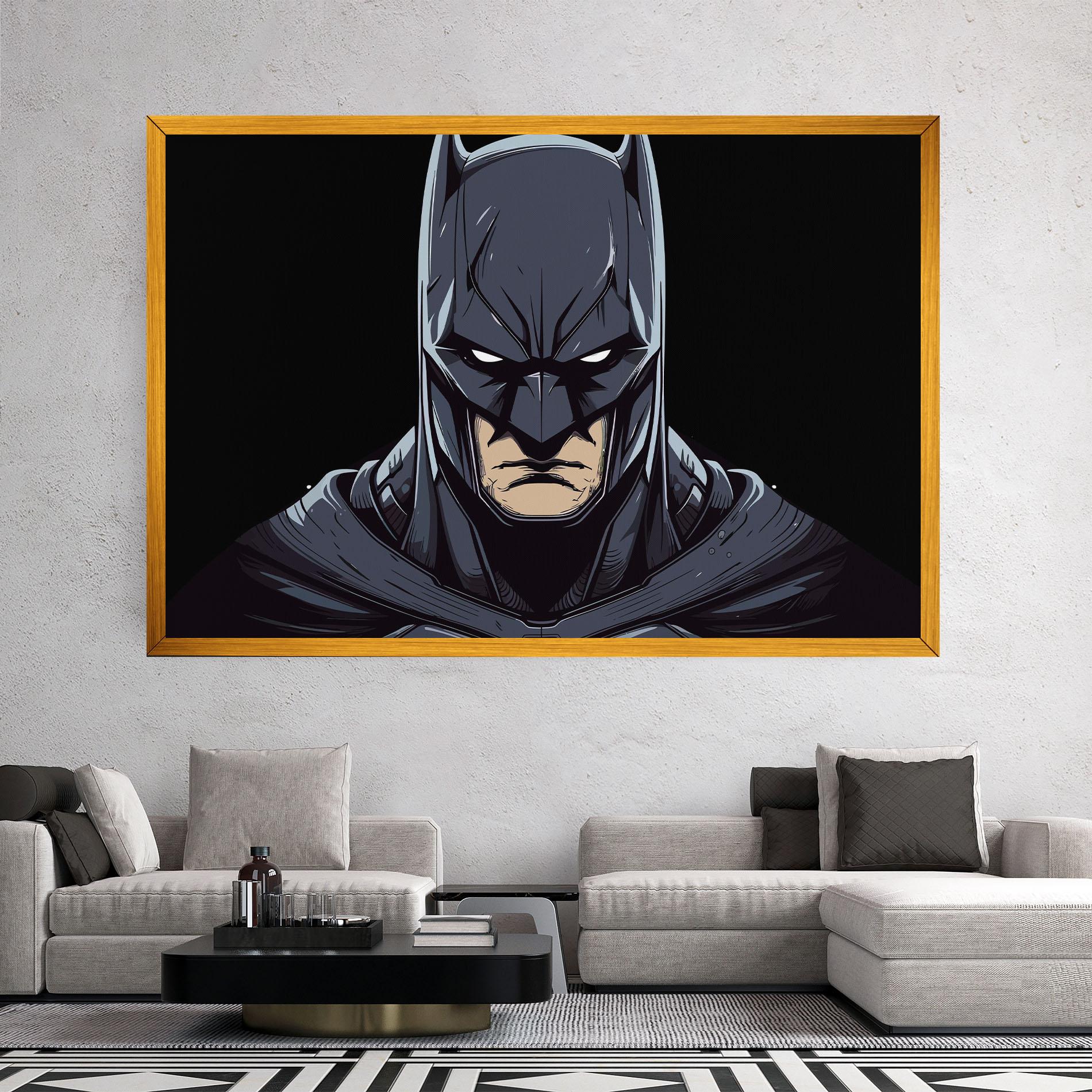 Leinwandbild Batman Face mockup 2