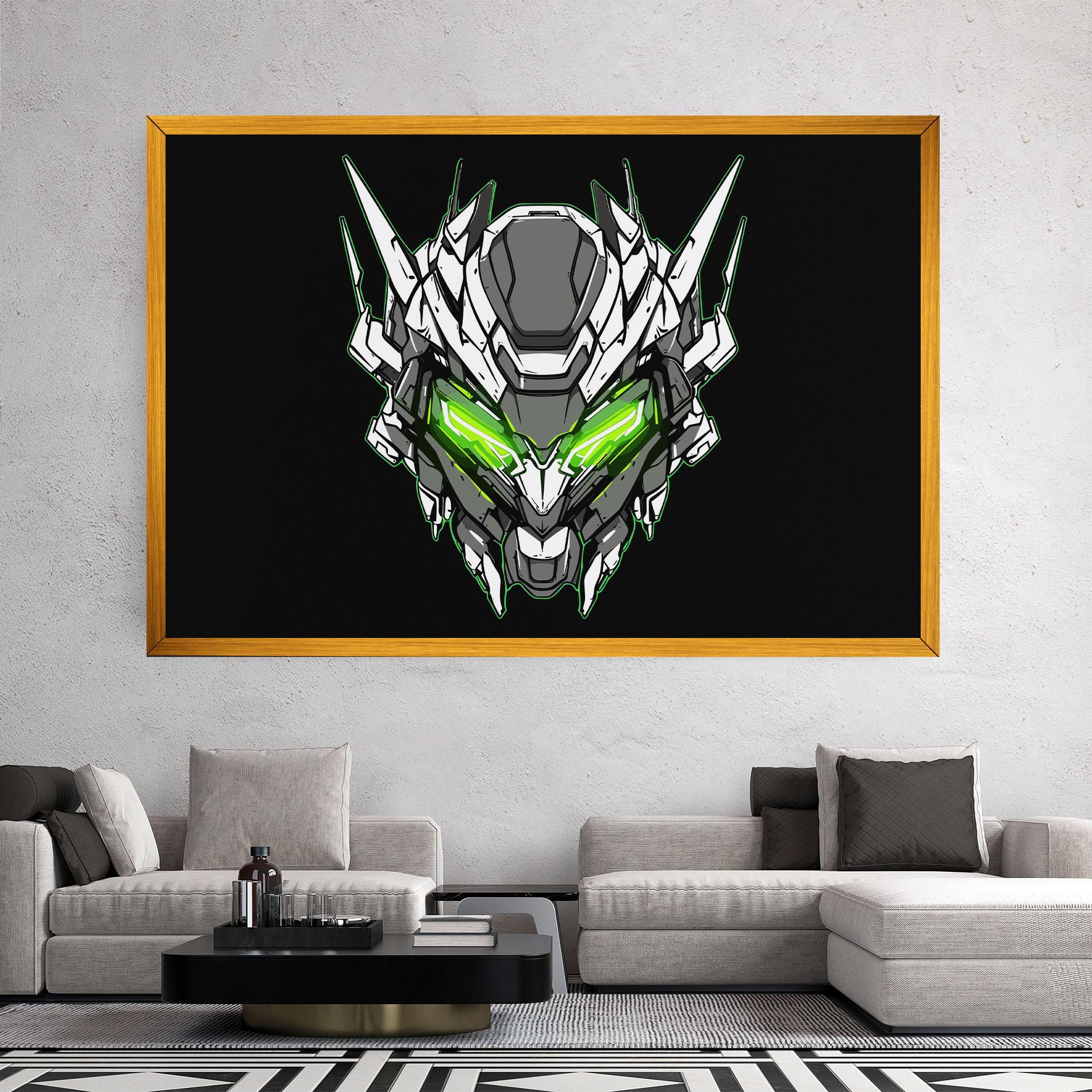 Leinwandbild Neon Transformer mockup 2