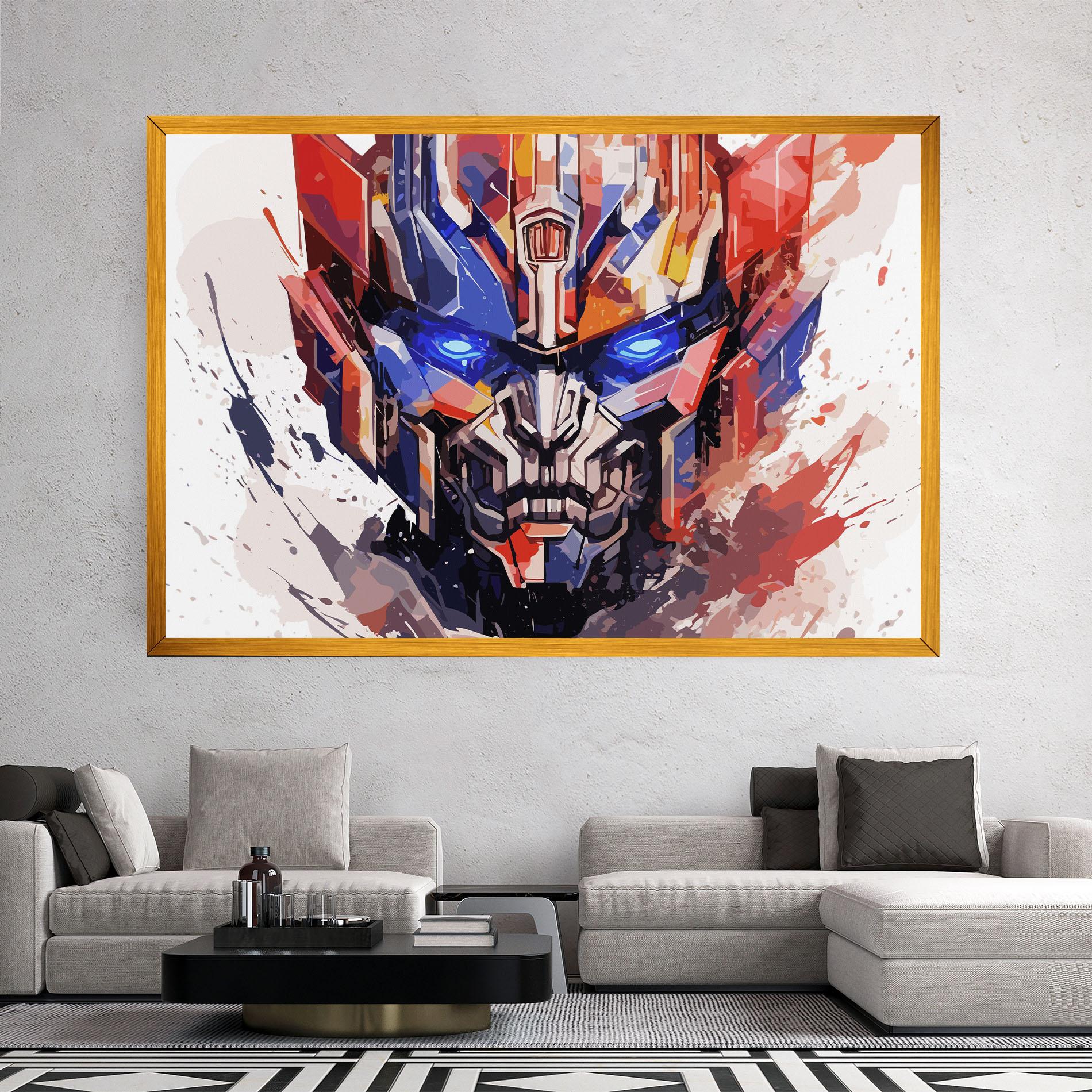 Leinwandbild Optimus Prime Art mockup 2