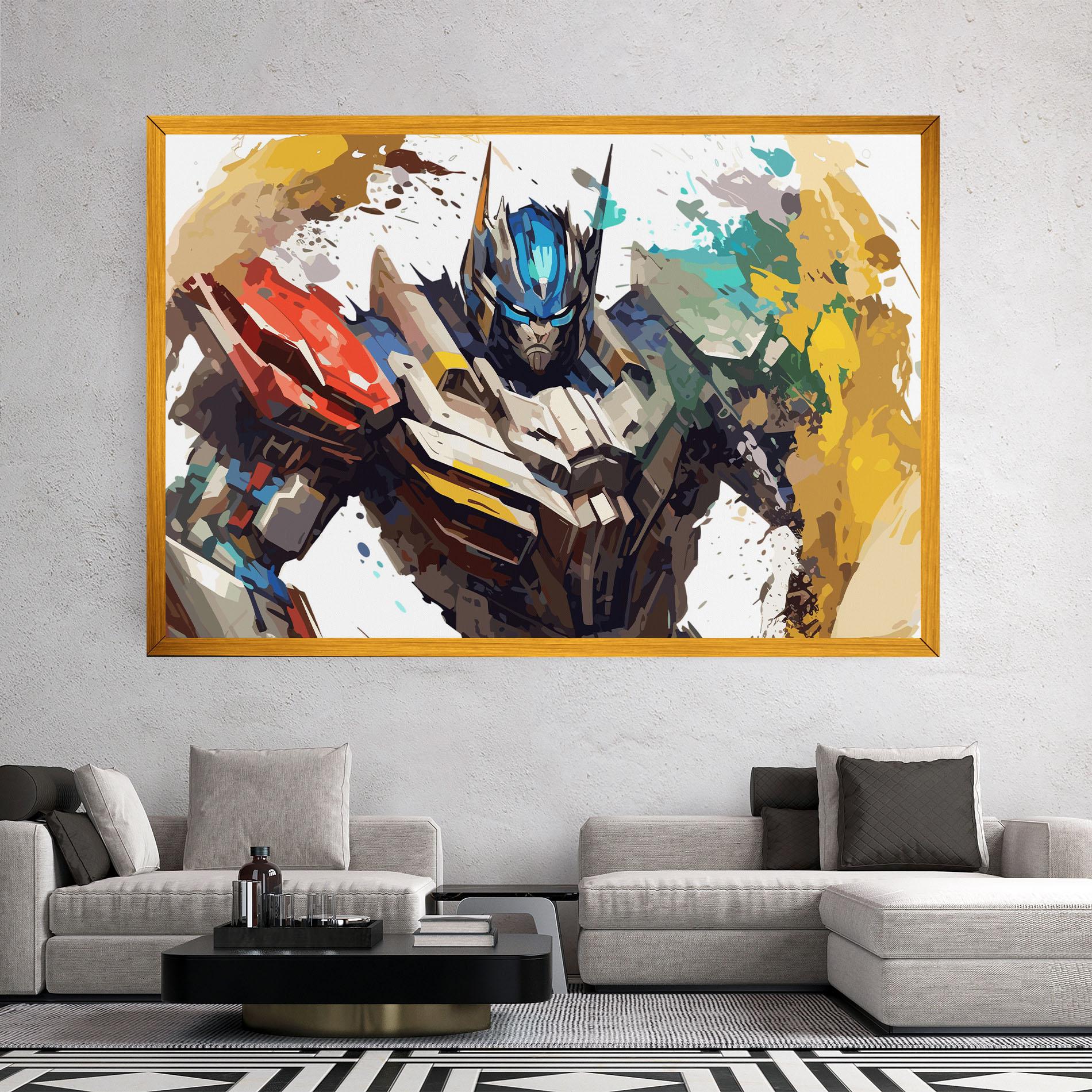 Leinwandbild Transformers Splash mockup 2