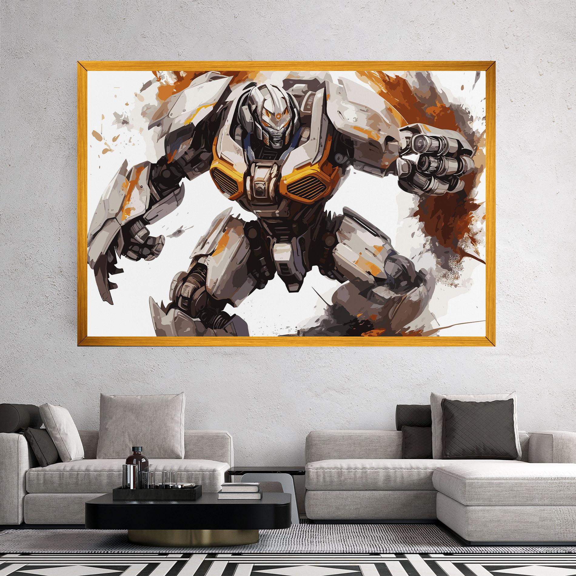 Leinwandbild Transformers Unleash mockup 2