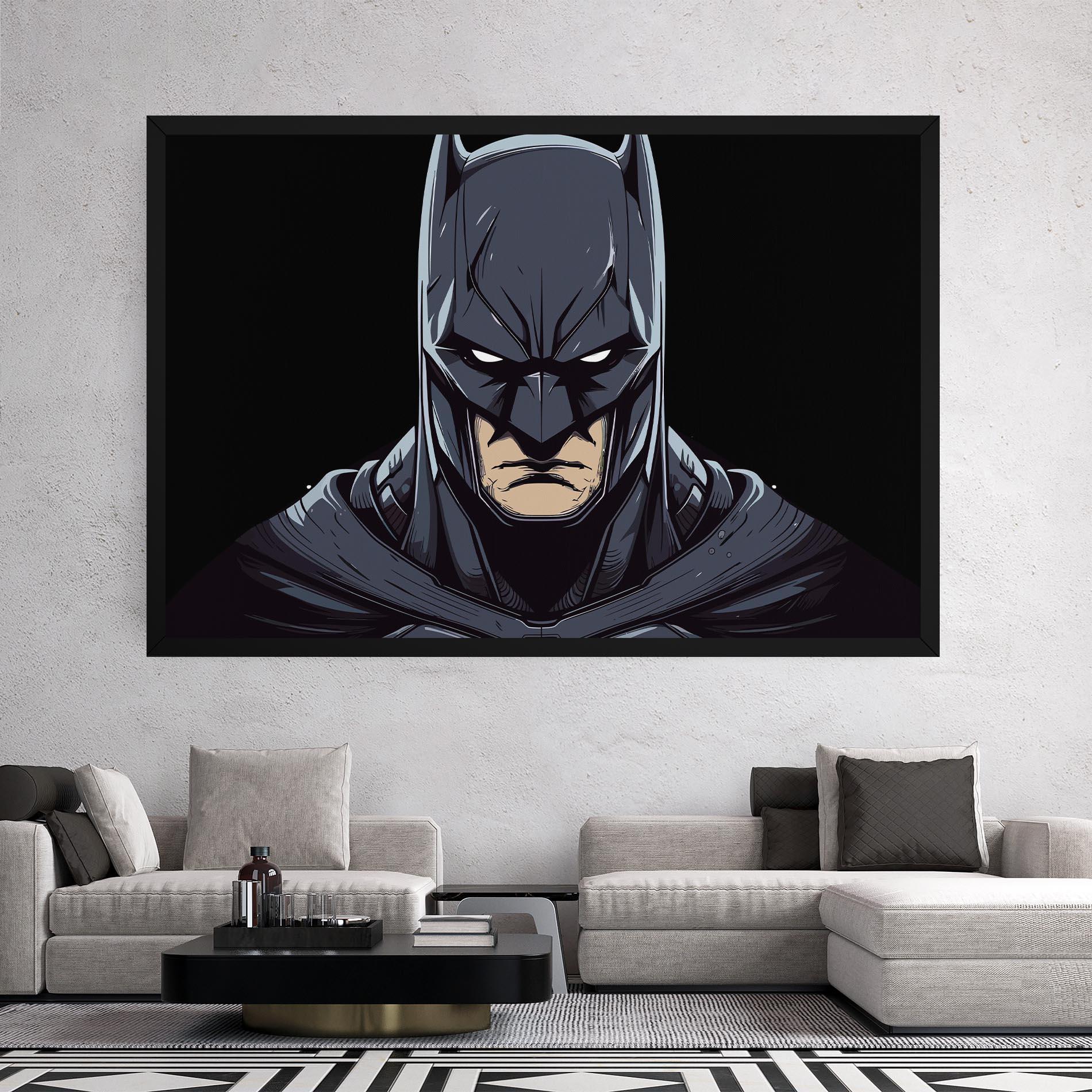 Leinwandbild Batman Face mockup 2