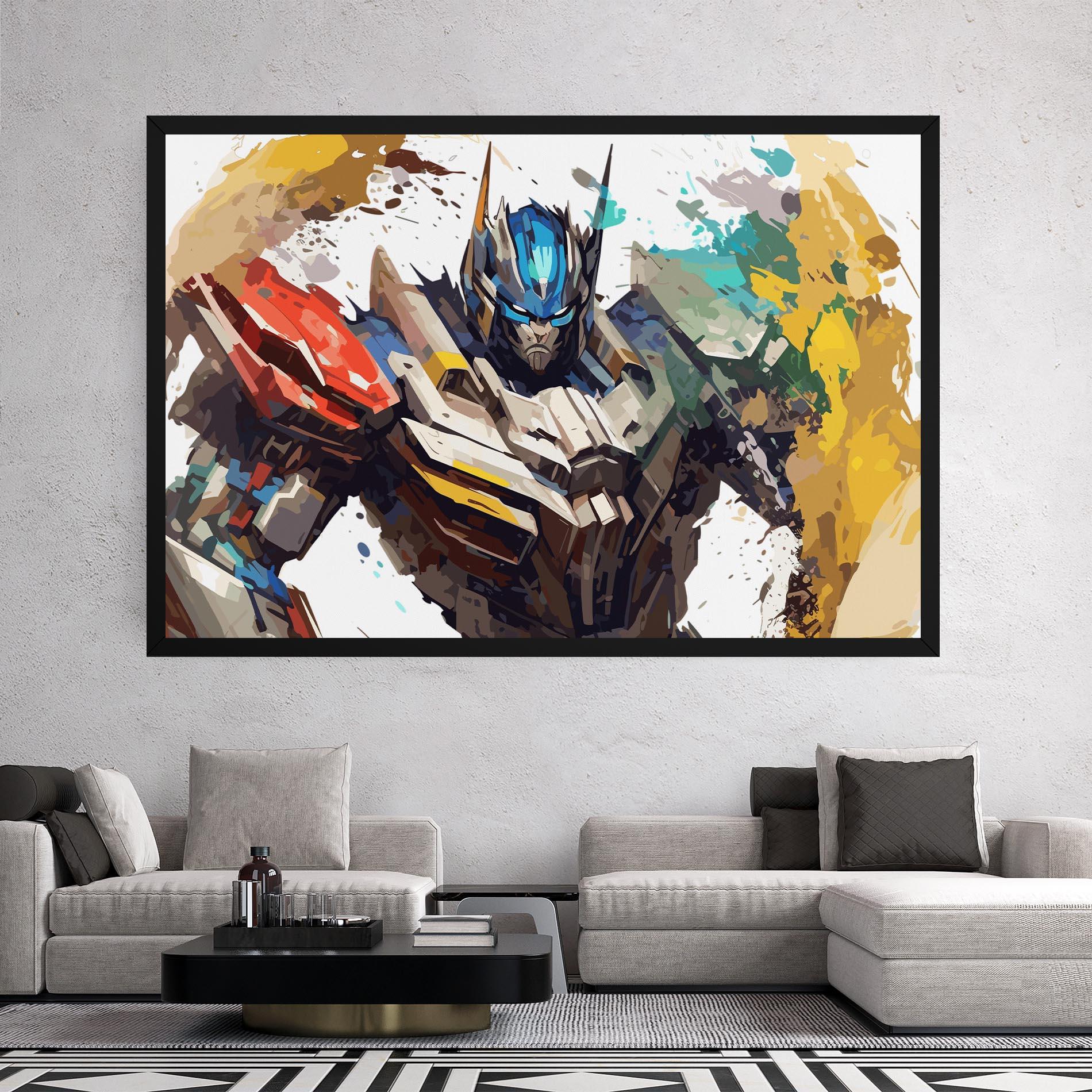 Leinwandbild Transformers Splash mockup 2