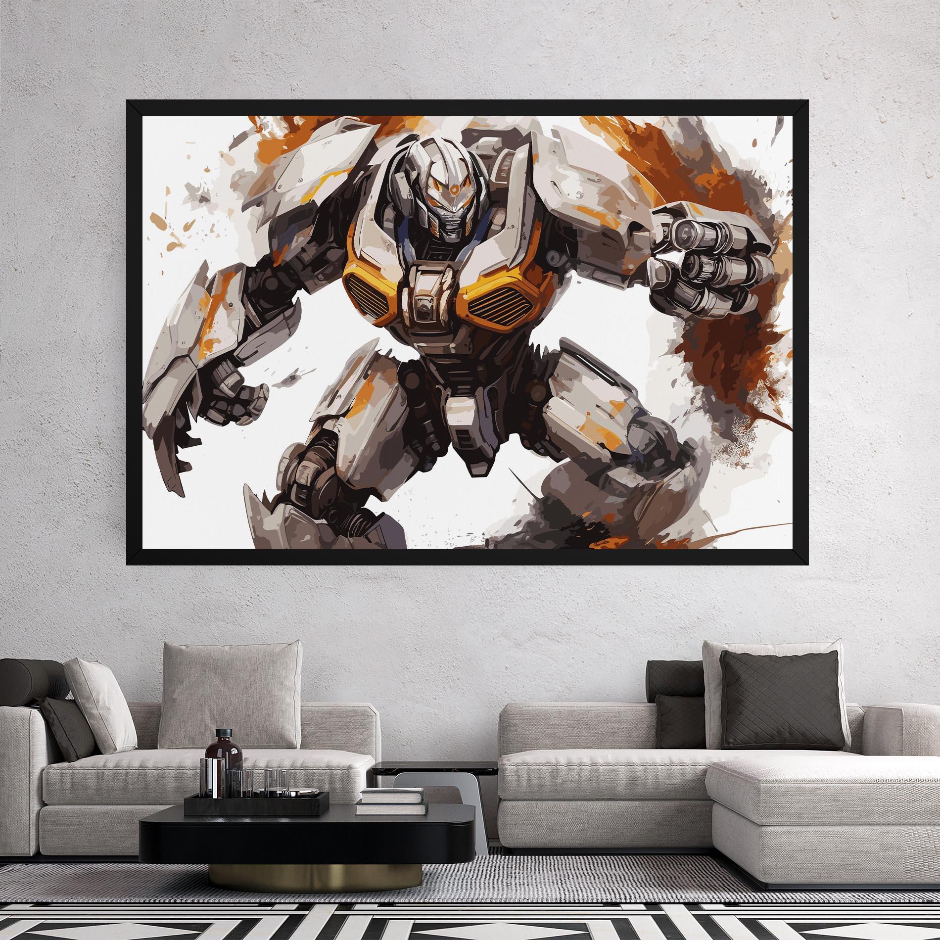 Leinwandbild Transformers Unleash mockup 2