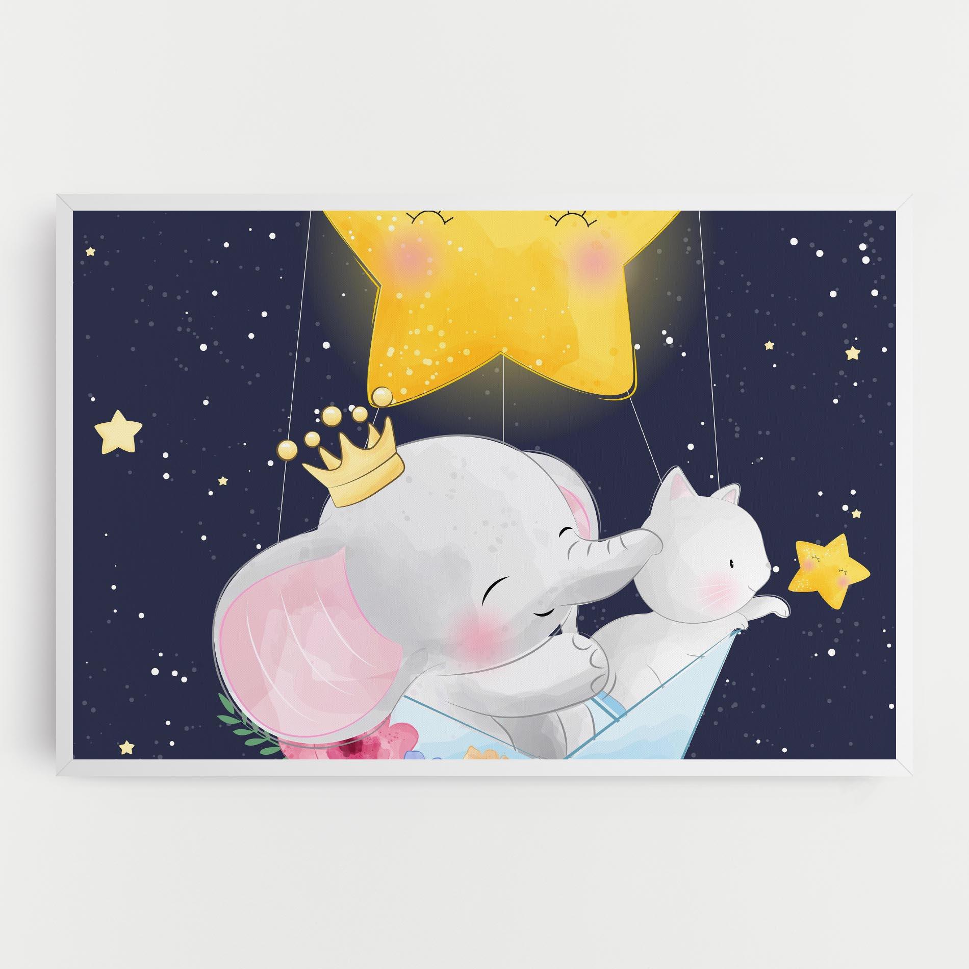 Leinwandbild Elephant Cat mockup 0