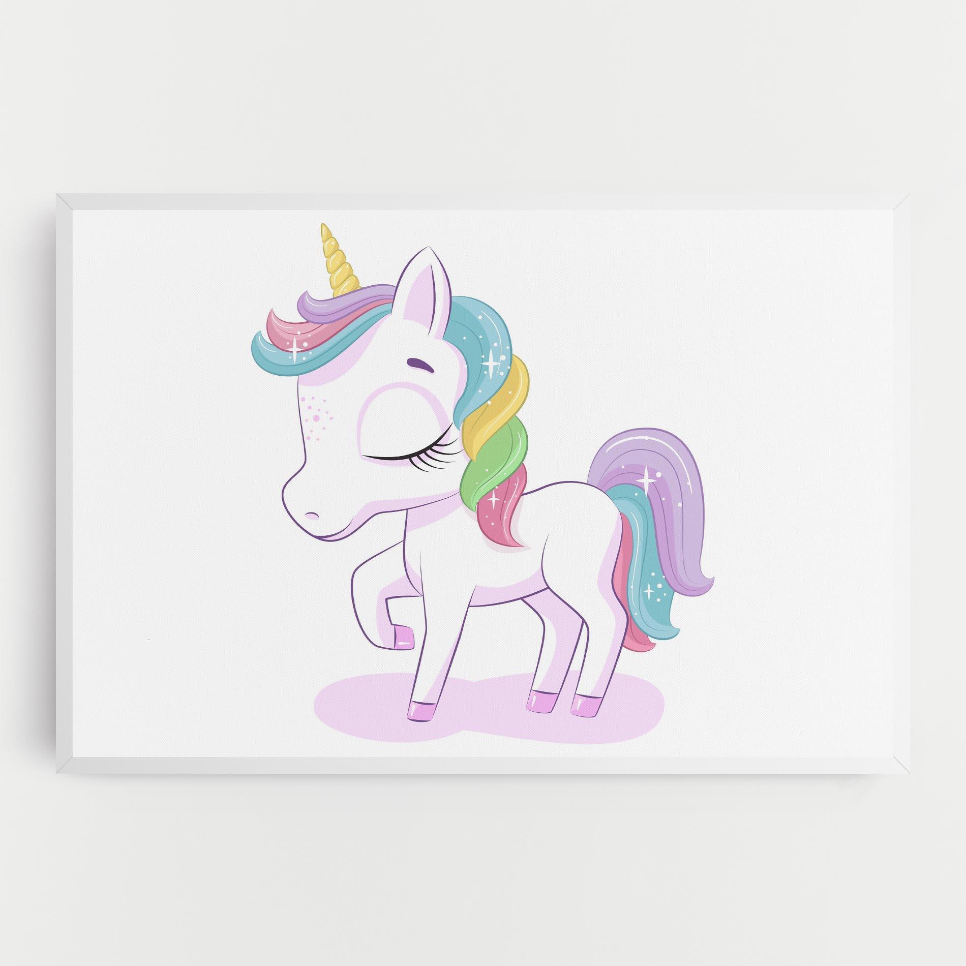 Leinwandbild Unicorn mockup 0