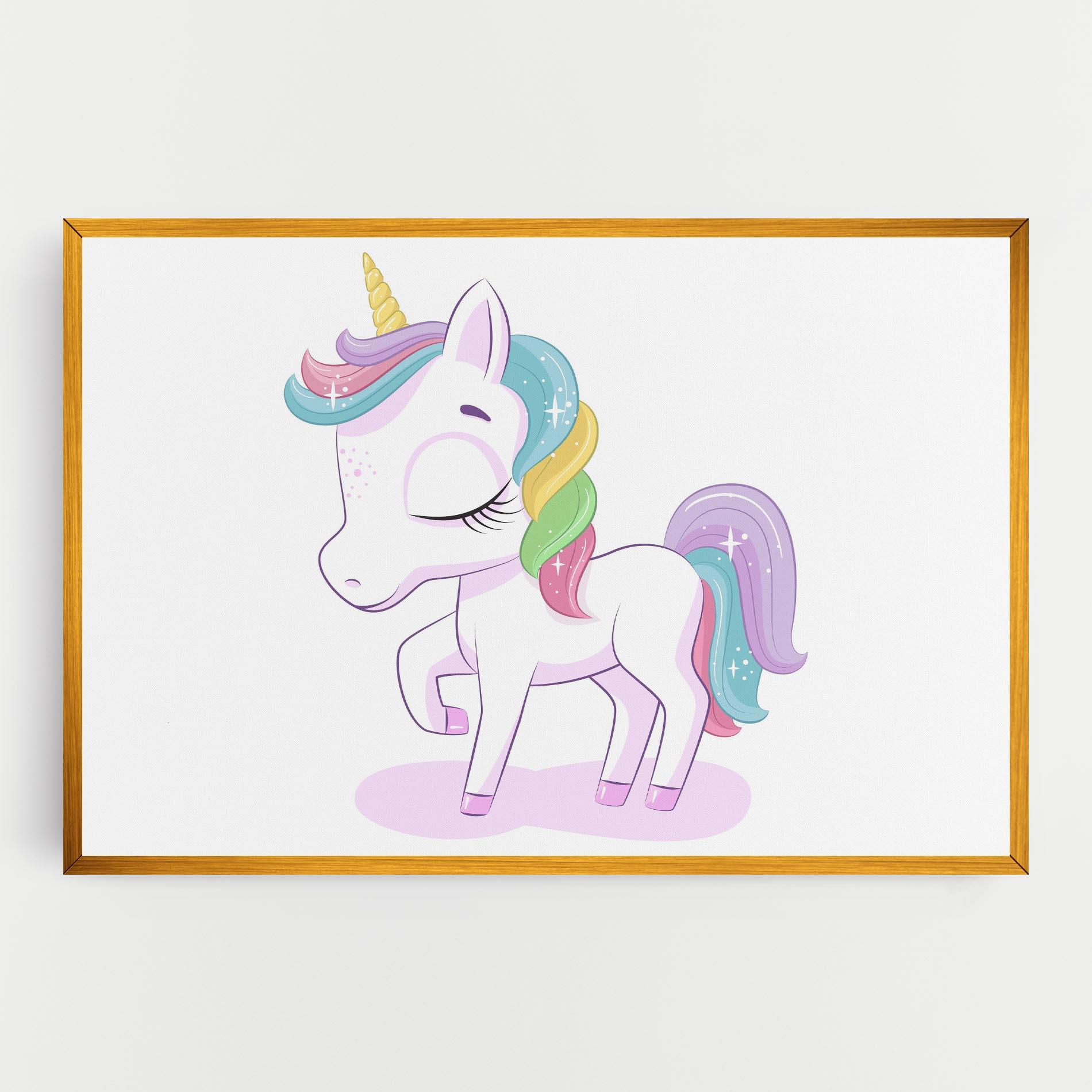 Leinwandbild Unicorn mockup 0