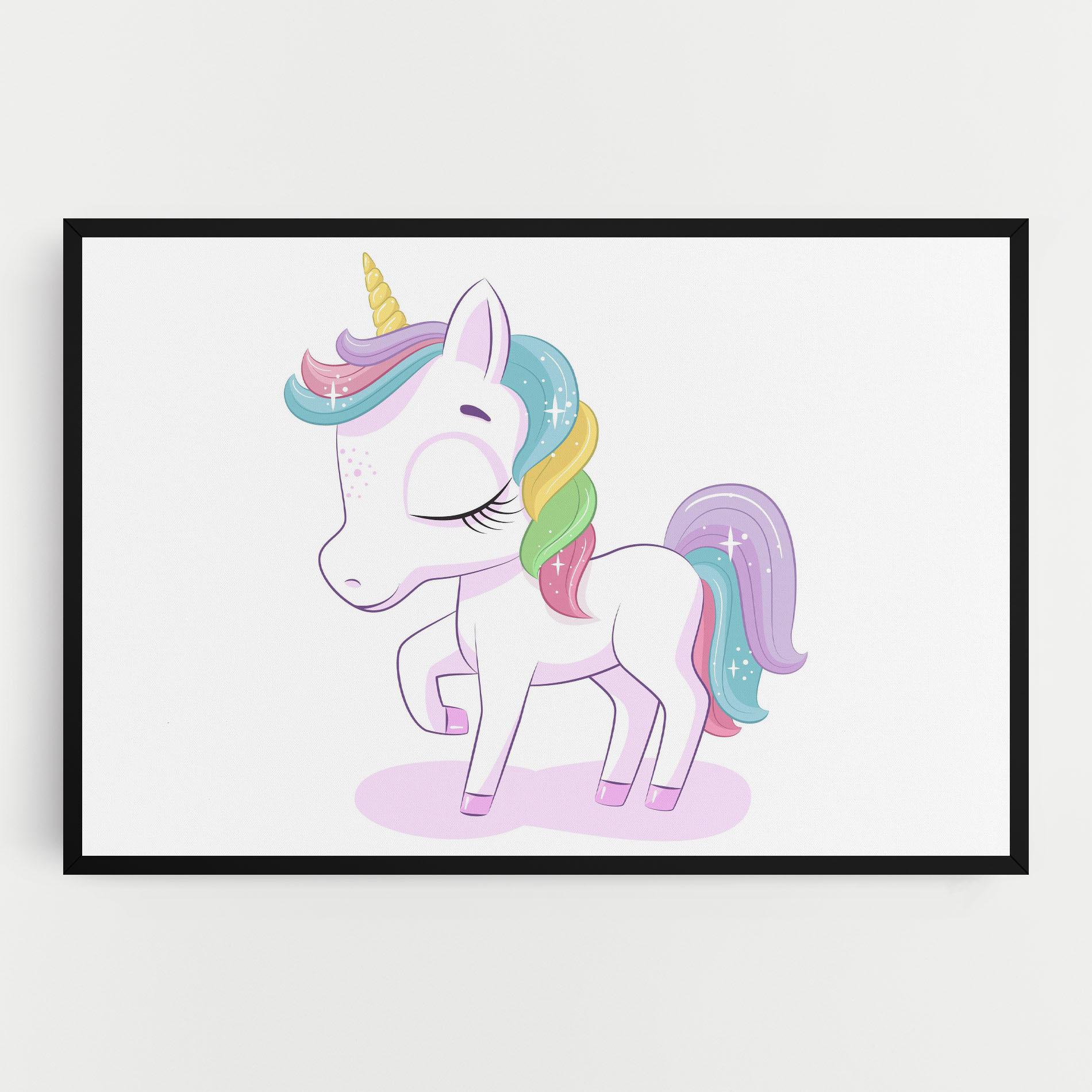 Leinwandbild Unicorn mockup 0