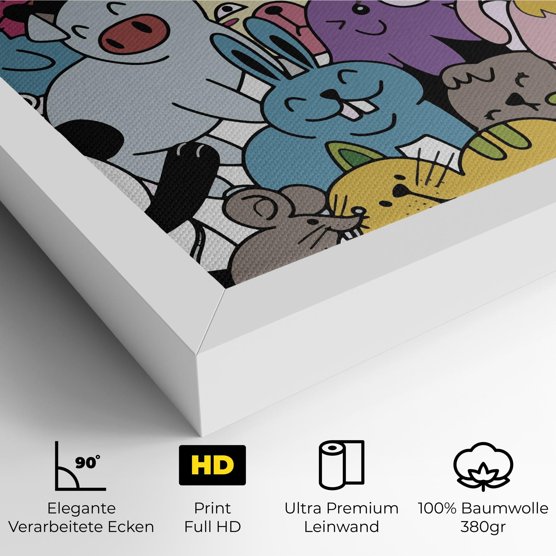 Animals Cartoon mockup 4