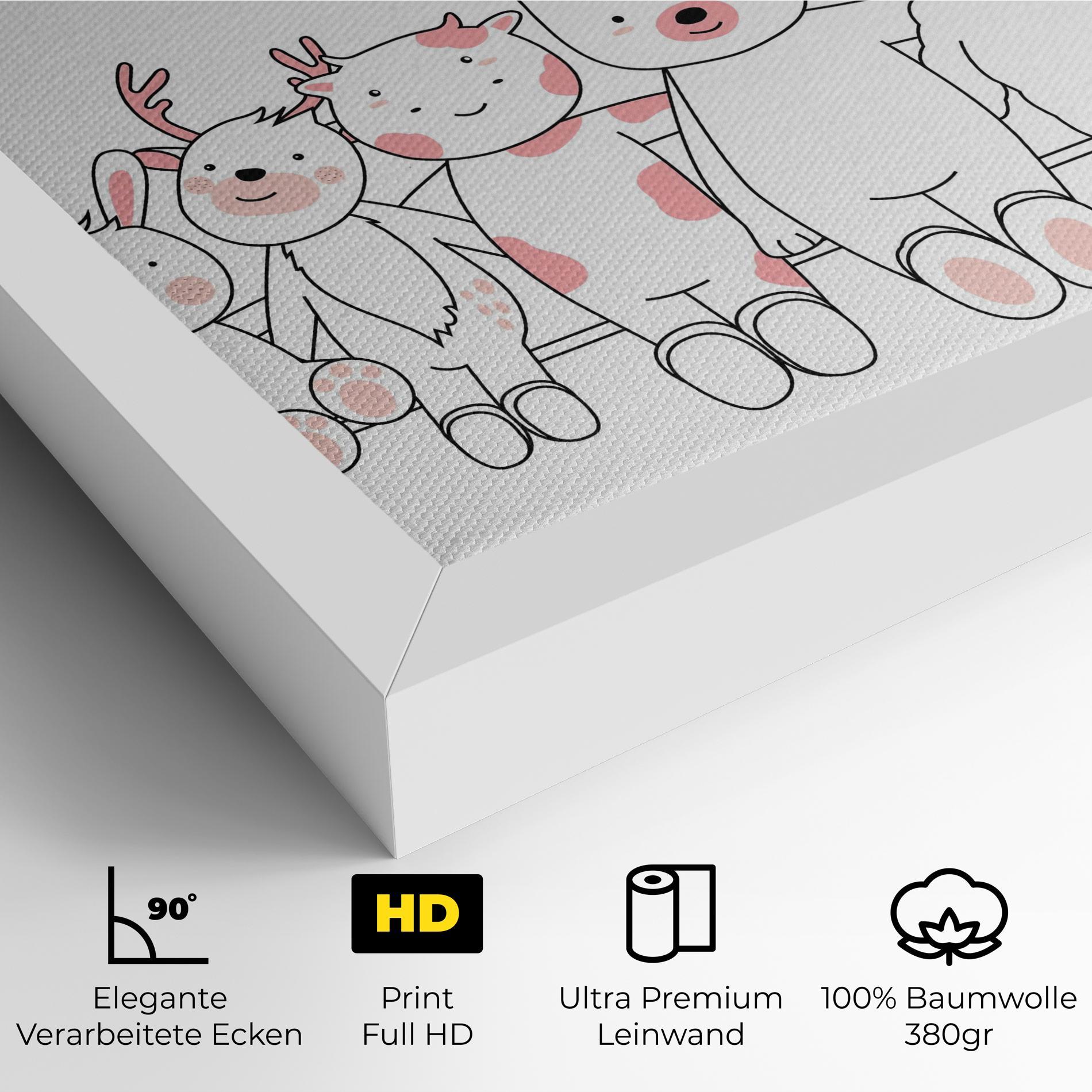 Leinwandbild Friends Forever mockup 4