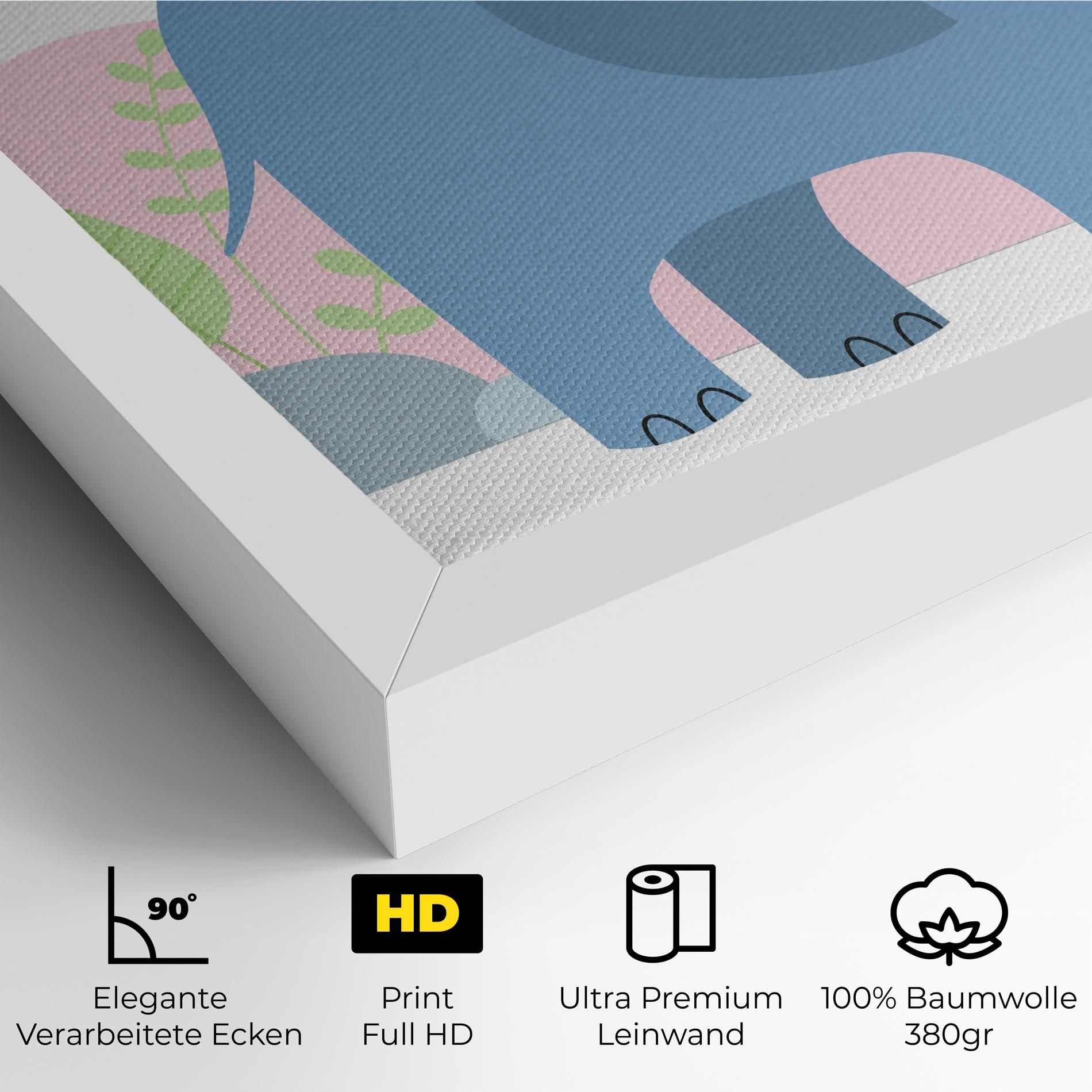 Leaf Cute Elephant mockup 4